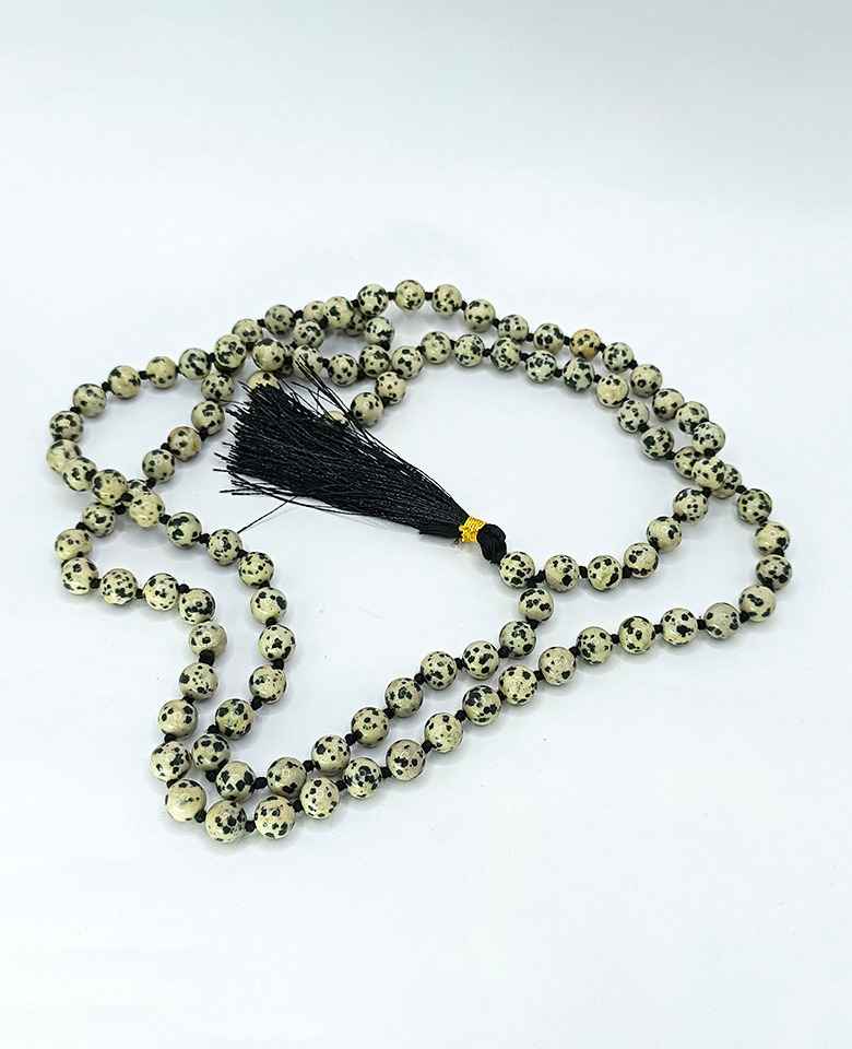 Dalmatian Jasper Mala - To Release Stress and Negativity - Image 5