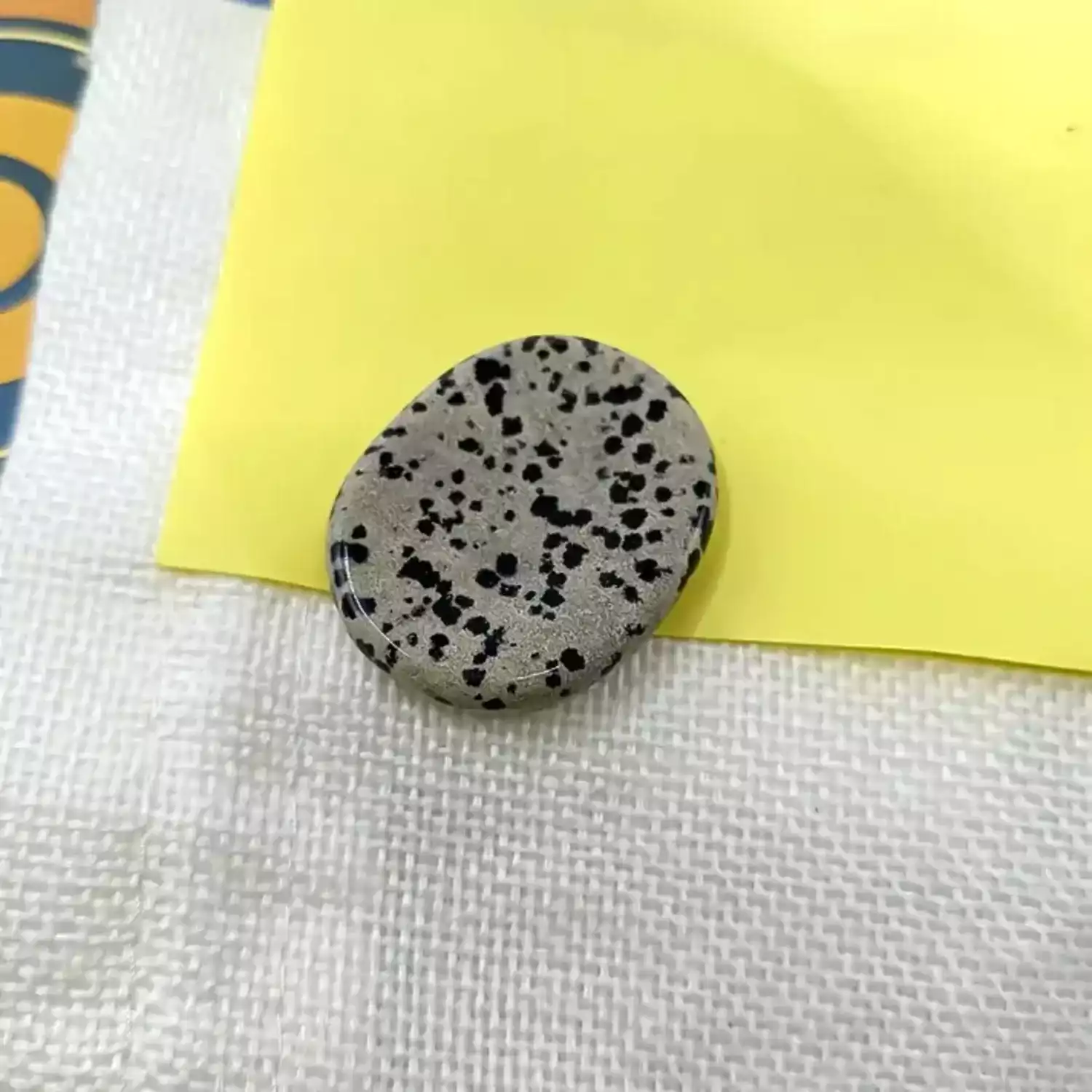 Dalmatian Jasper Worry Stone - To be Affectionate & Stable - Image 3