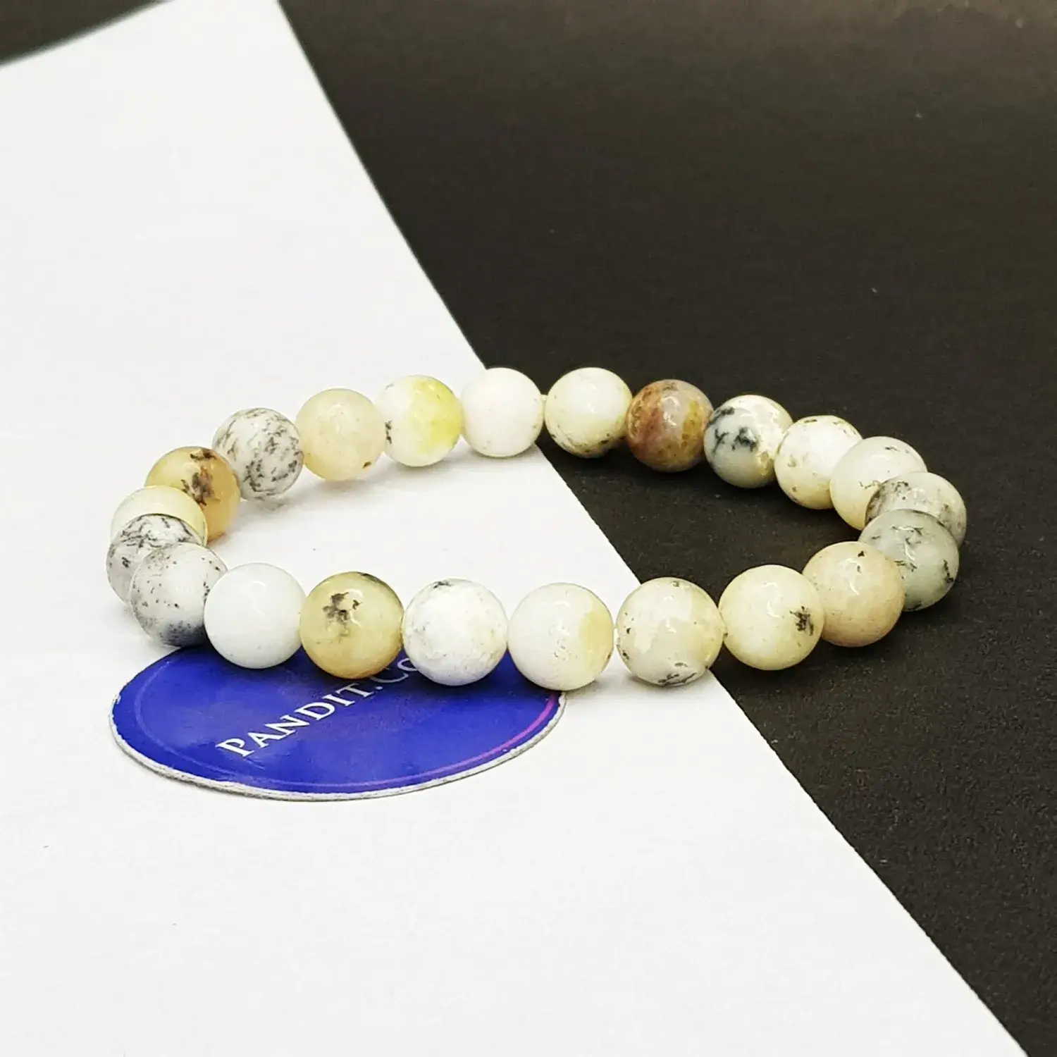 Dendritic Opal Bracelet - To be Grounded and Happy - Image 4