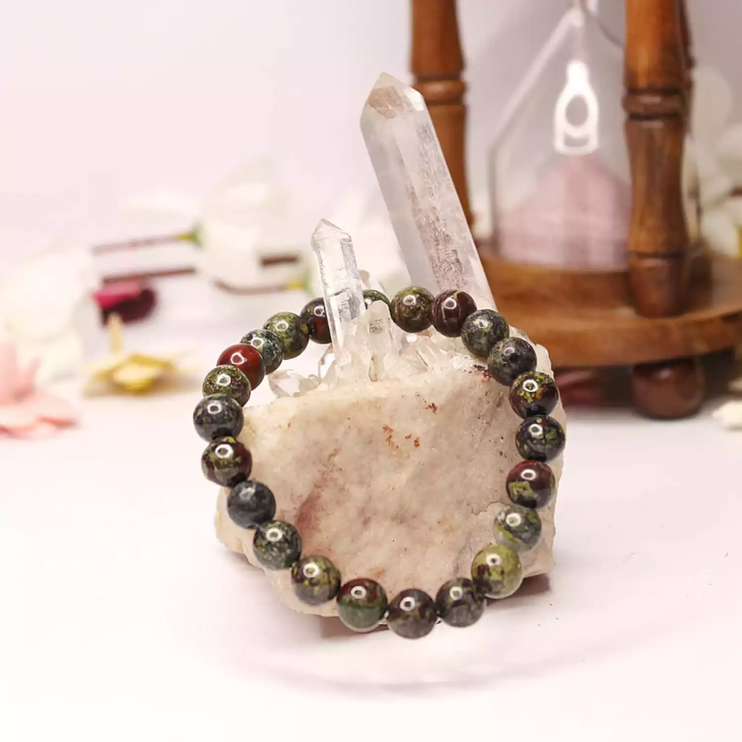 Dragon Blood Jasper Bracelet - To Keep Confident & Alert - Image 4
