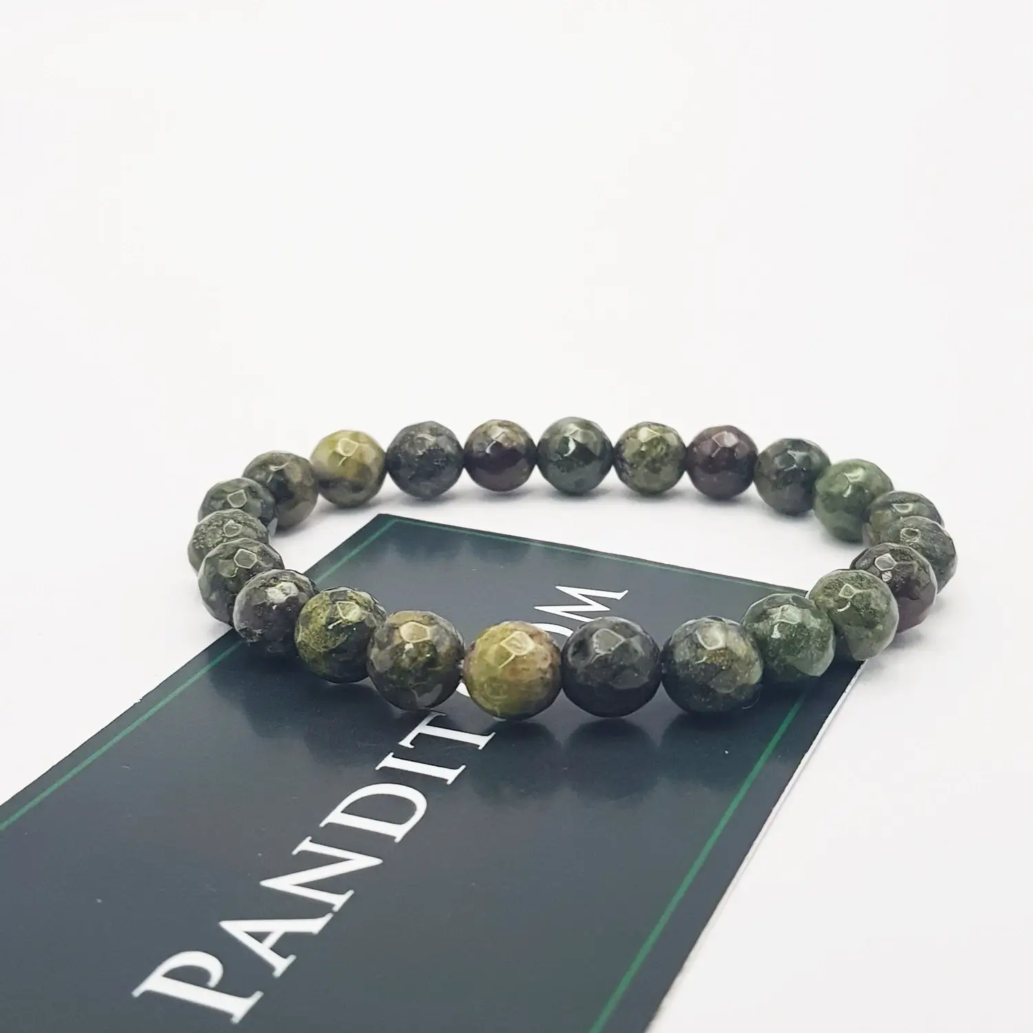 Dragon Blood Jasper Diamond Cut Bracelet - To Be Active - Image 3