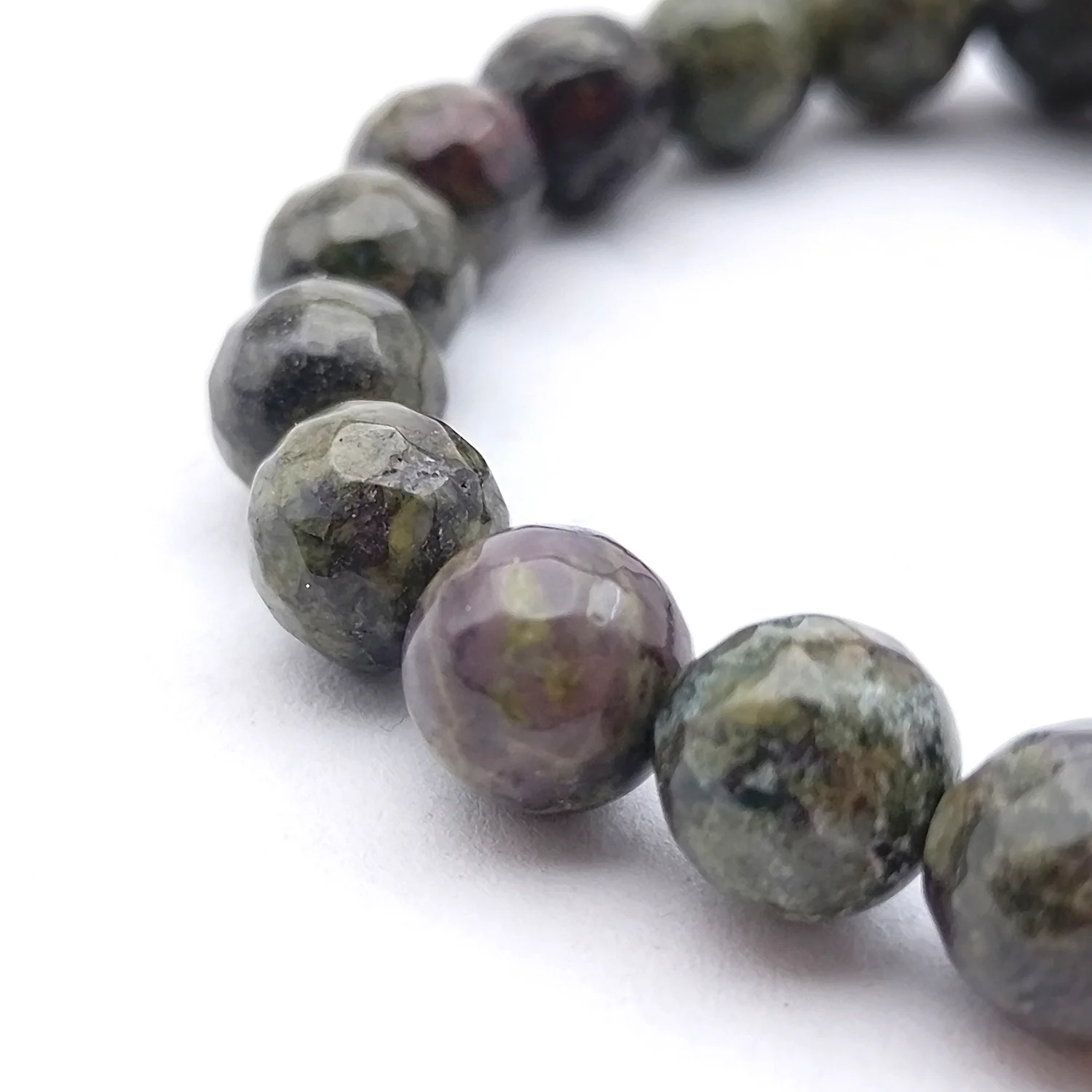 Dragon Blood Jasper Diamond Cut Bracelet - To Be Active - Image 5