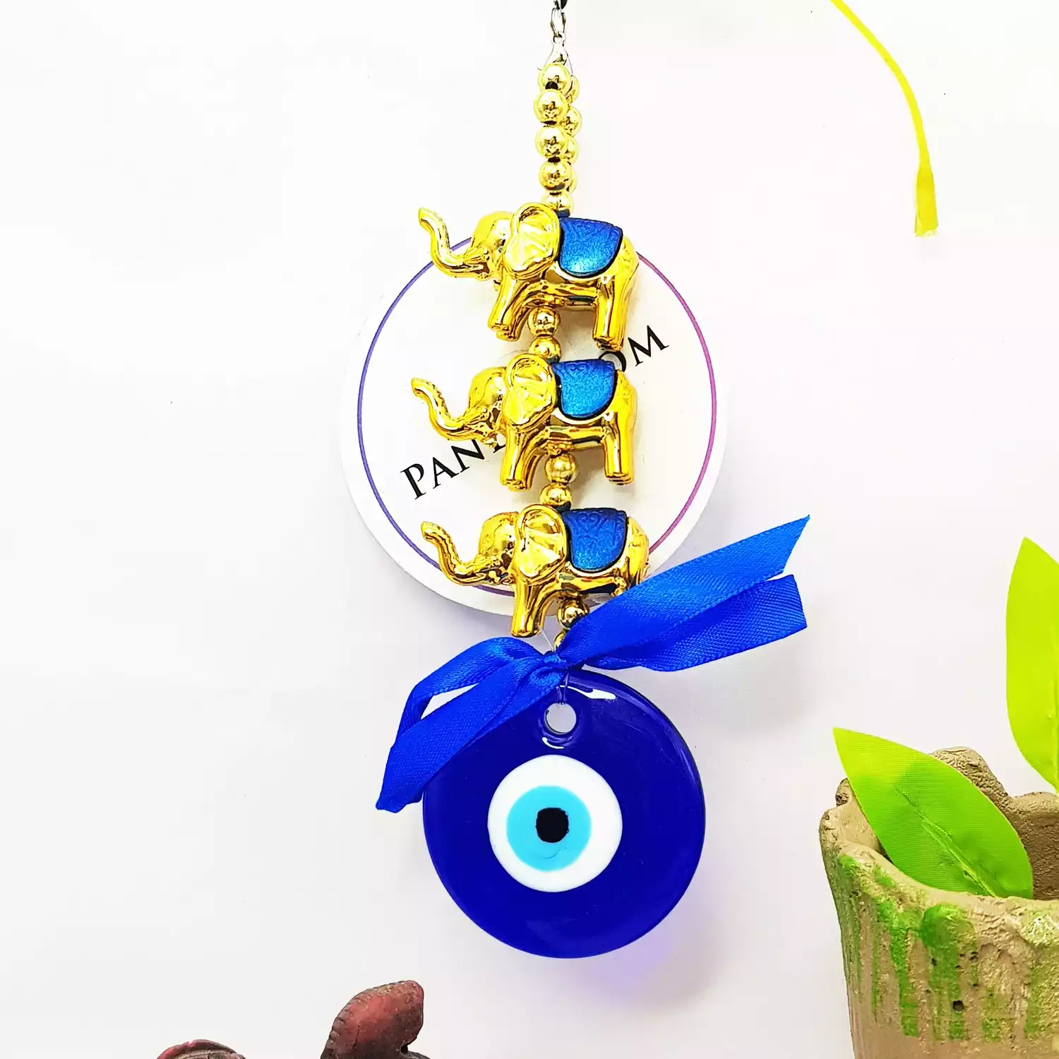 Elephant Evil Eye Hanging for Good Luck - Image 3