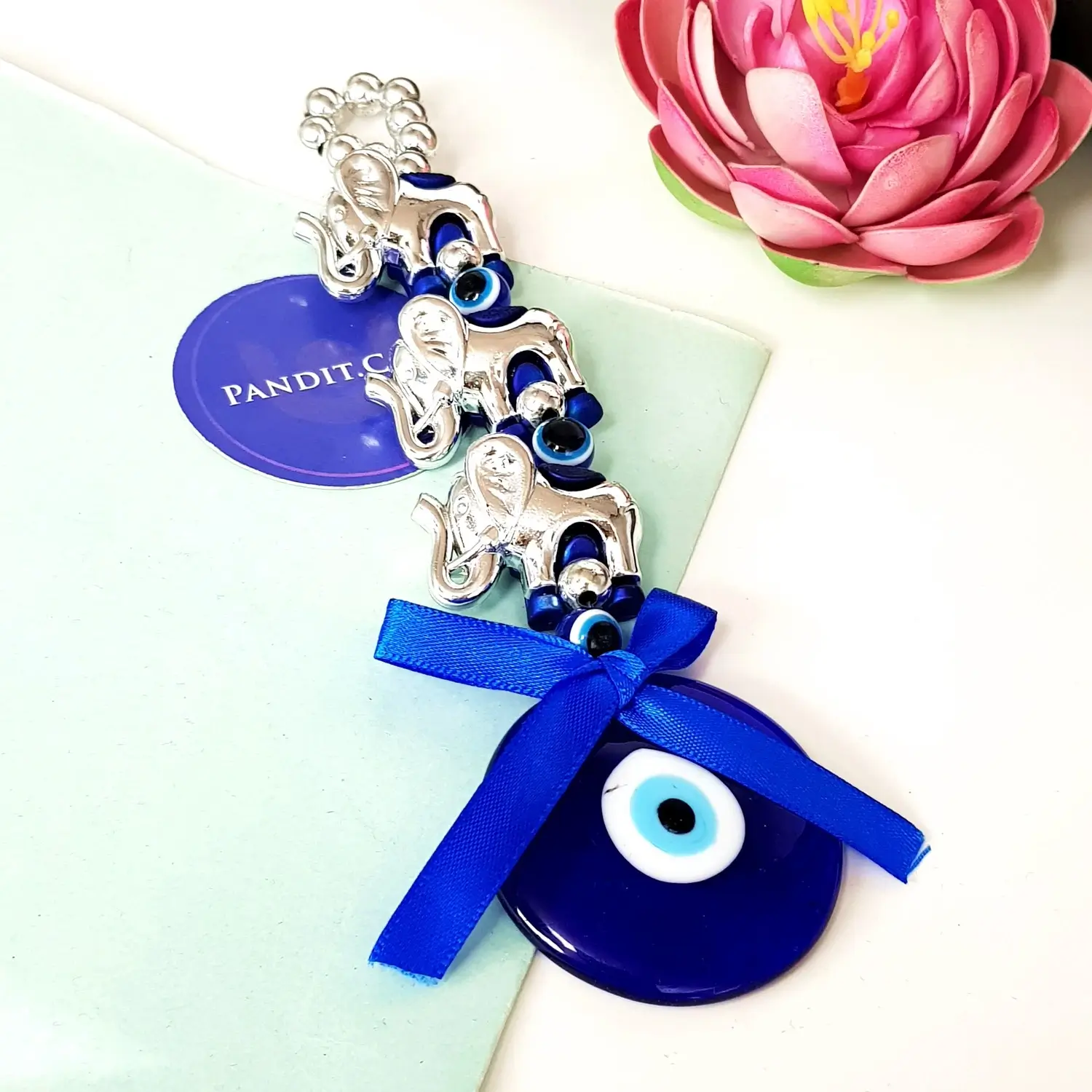 Elephant Evil Eye Hanging for Good Luck - Image 8
