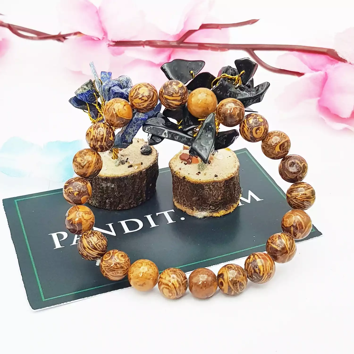 Elephant Jasper Bracelet - For Divine Protection from Losses - Image 2