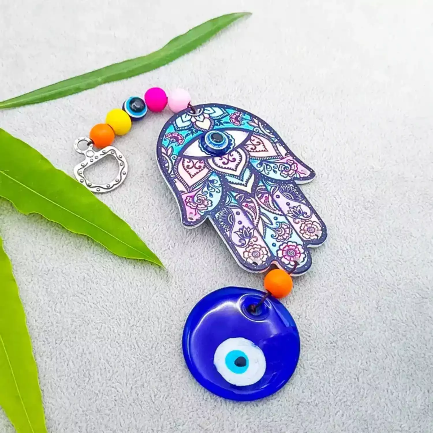 Evil Eye Hanging with Hamsa Symbol for Positive Energy - Image 3