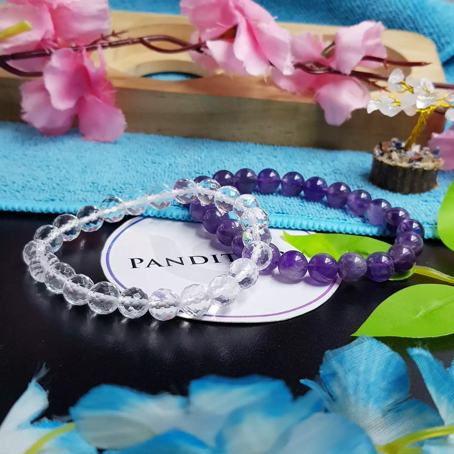 Gemini and Aquarius Zodiac Compatibility Bracelet