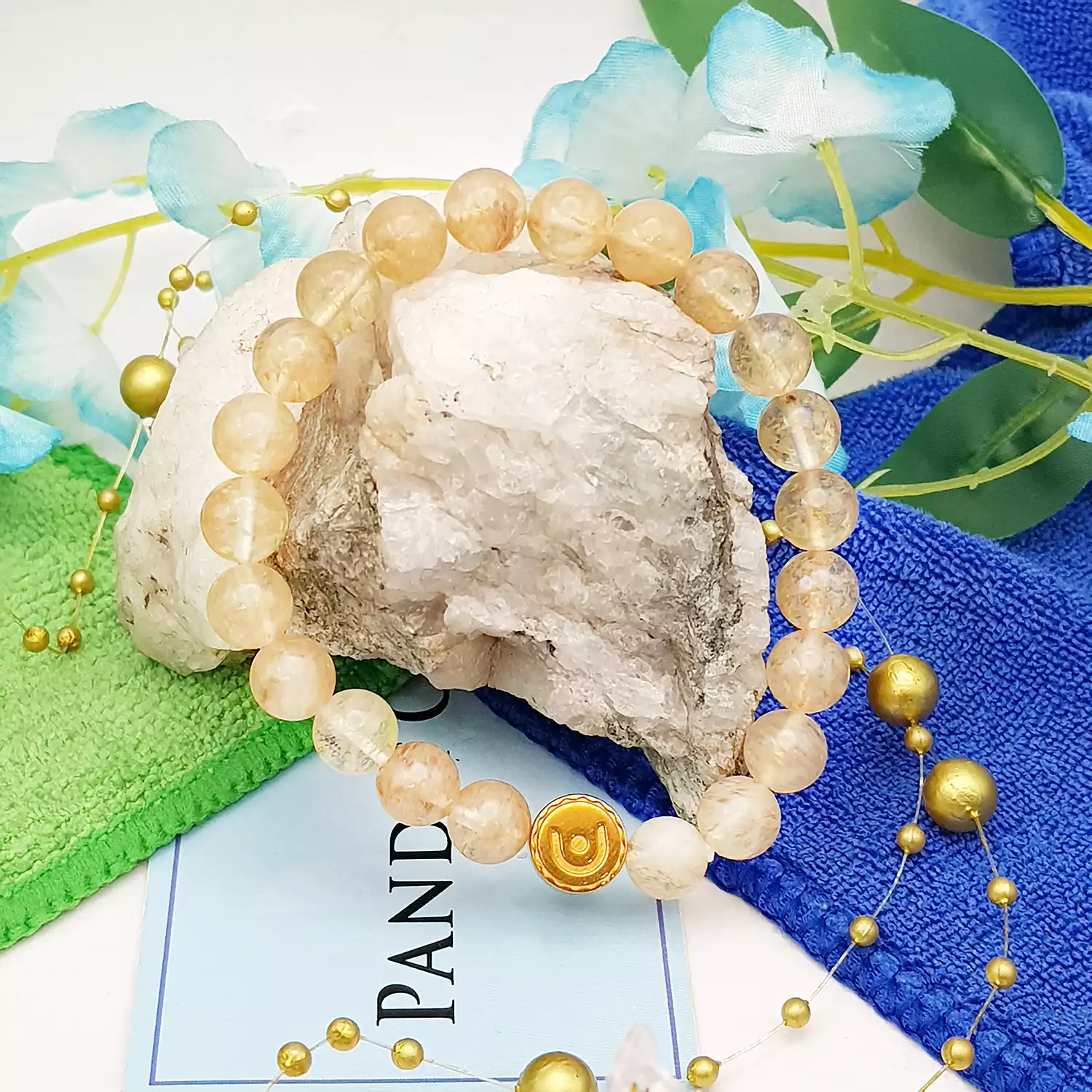 Golden Healer Quartz Bracelet - To Eliminates Impurities - Image 2