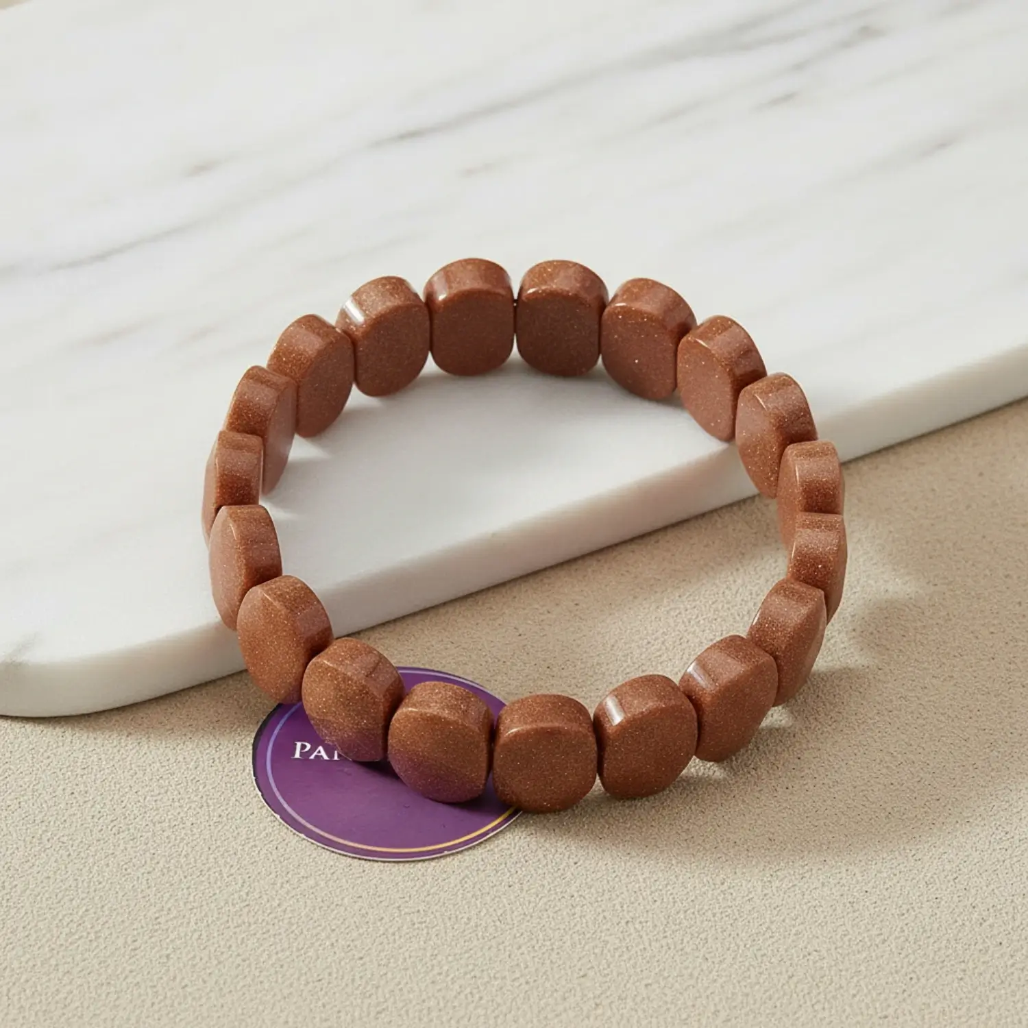 Golden Sunstone Oval Faceted Bracelet - For Government Benefits - Image 3