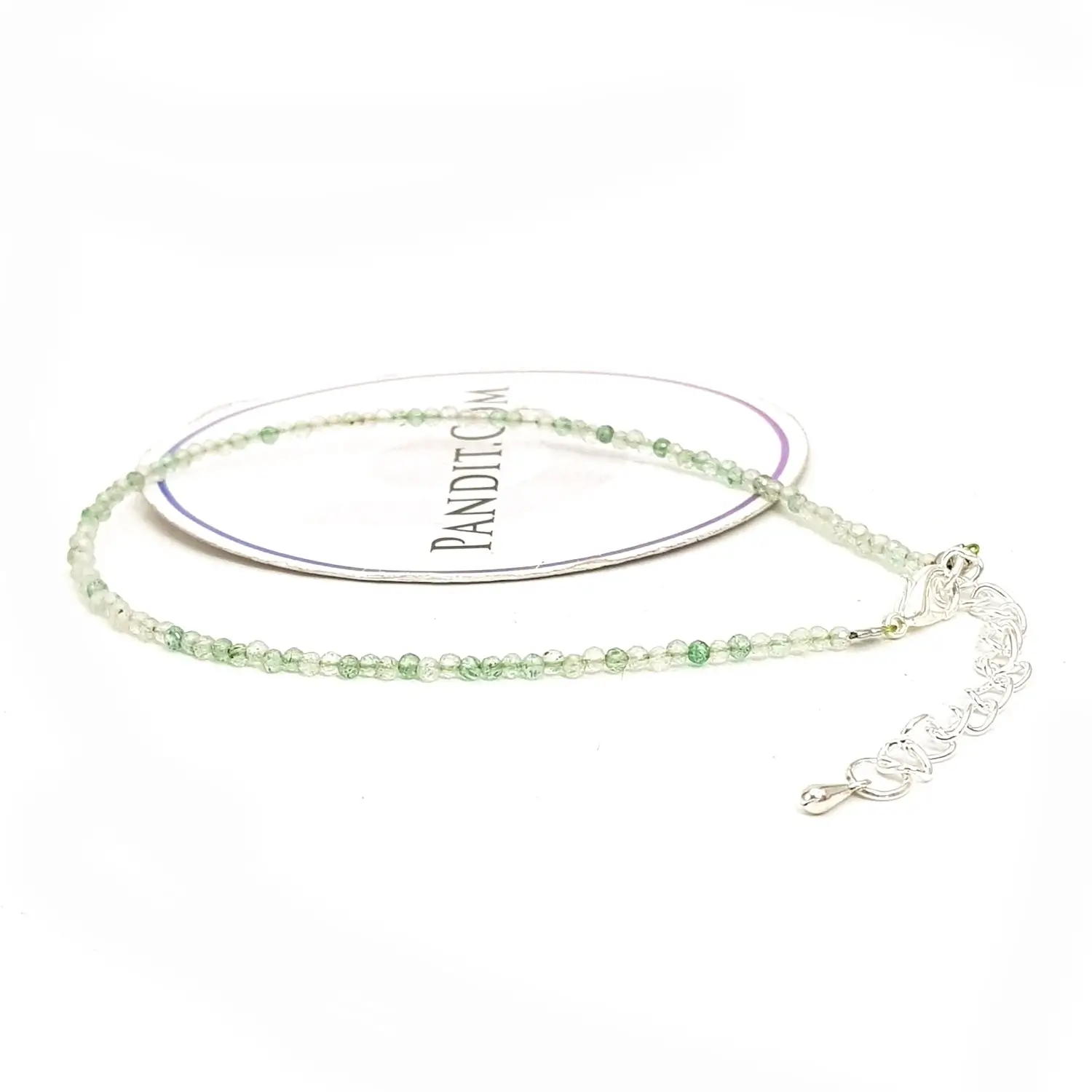 Green Amethyst (Prasiolite) Anklet - Image 2
