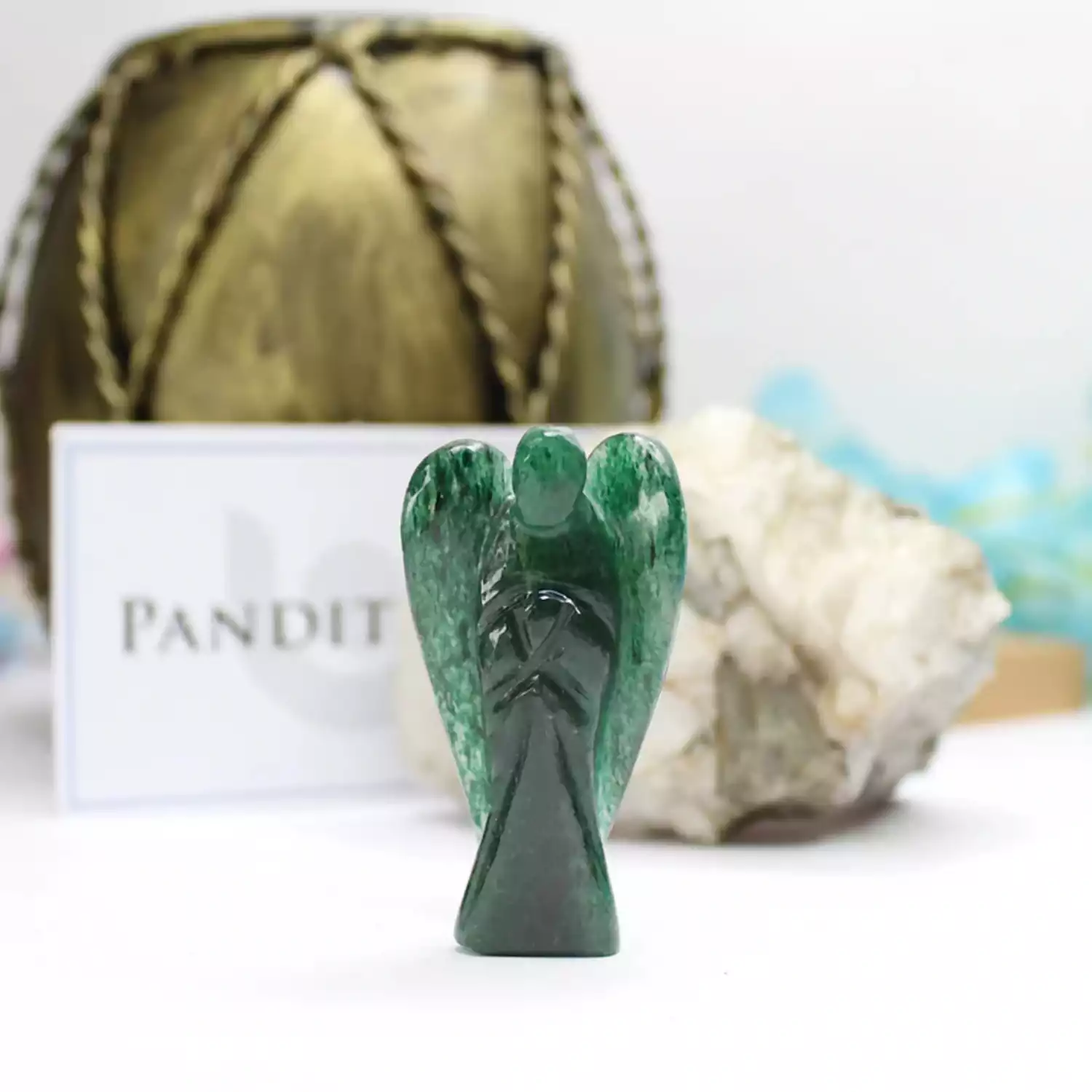 Green Aventurine Angel - For Prosperity & Business Profits