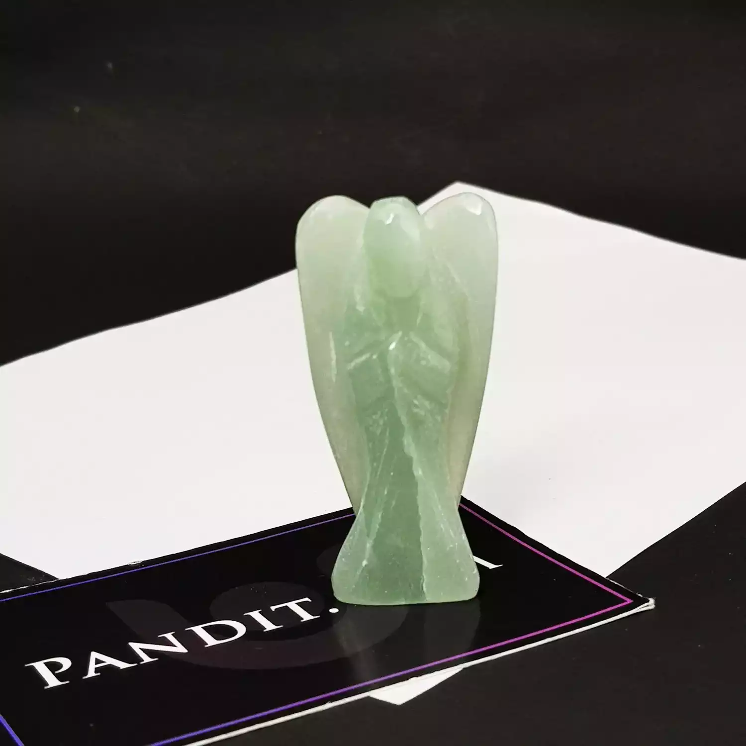 Green Aventurine Angel - For Prosperity & Business Profits - Image 3