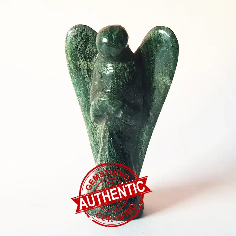 Green Aventurine Angel - For Prosperity & Business Profits - Image 7