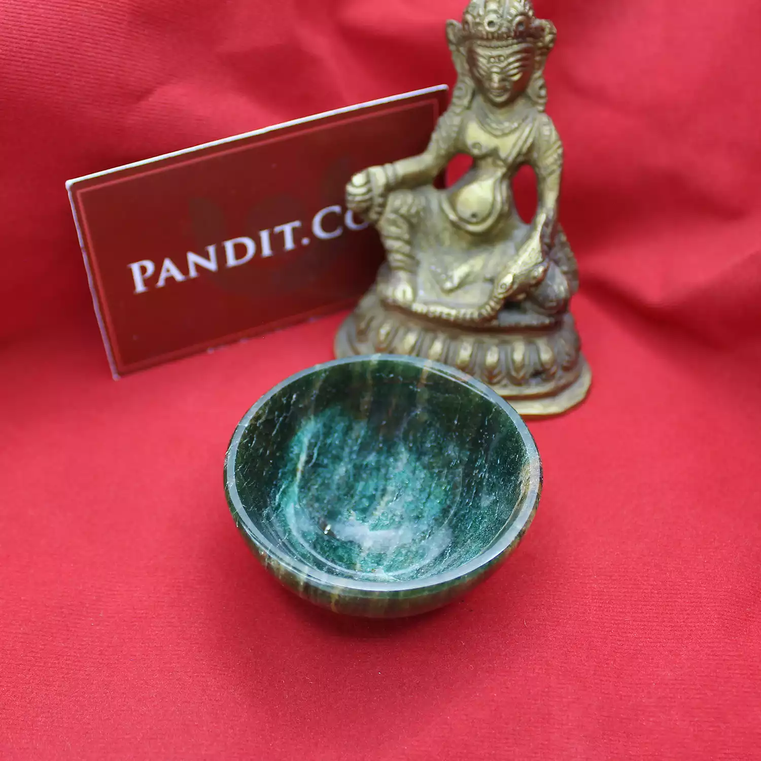 Green Aventurine Bowl - To Bring Luck & Emotional Healing - Image 3