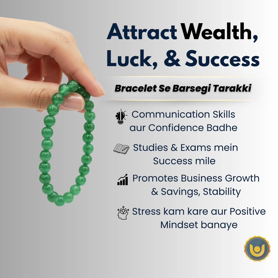Green Aventurine Bracelet - For Sharp Mind & Academic Success - Image 6