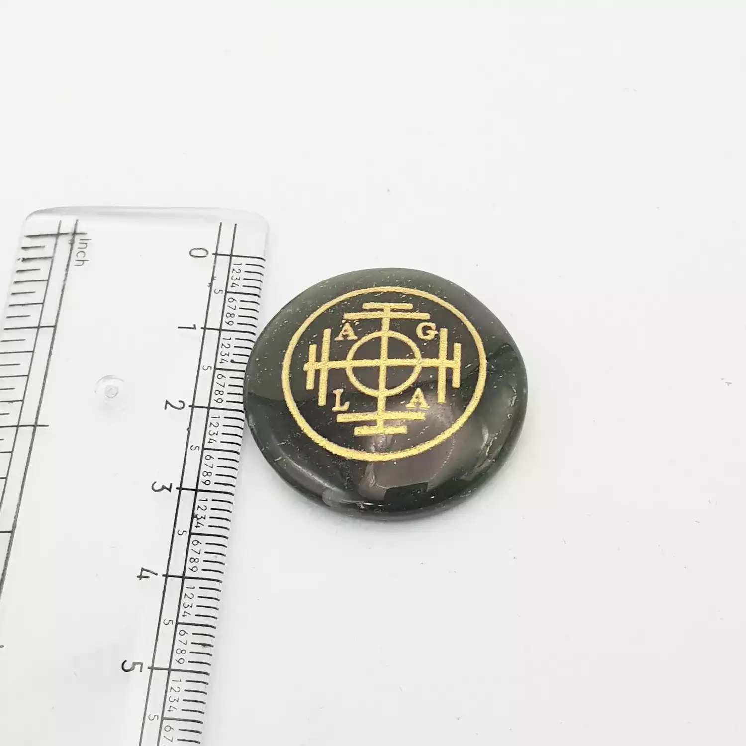 Green Aventurine Coin for Wealth and Success - Image 6