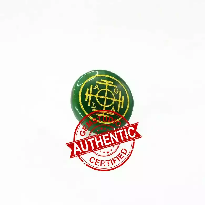 Green Aventurine Coin for Wealth and Success - Image 8