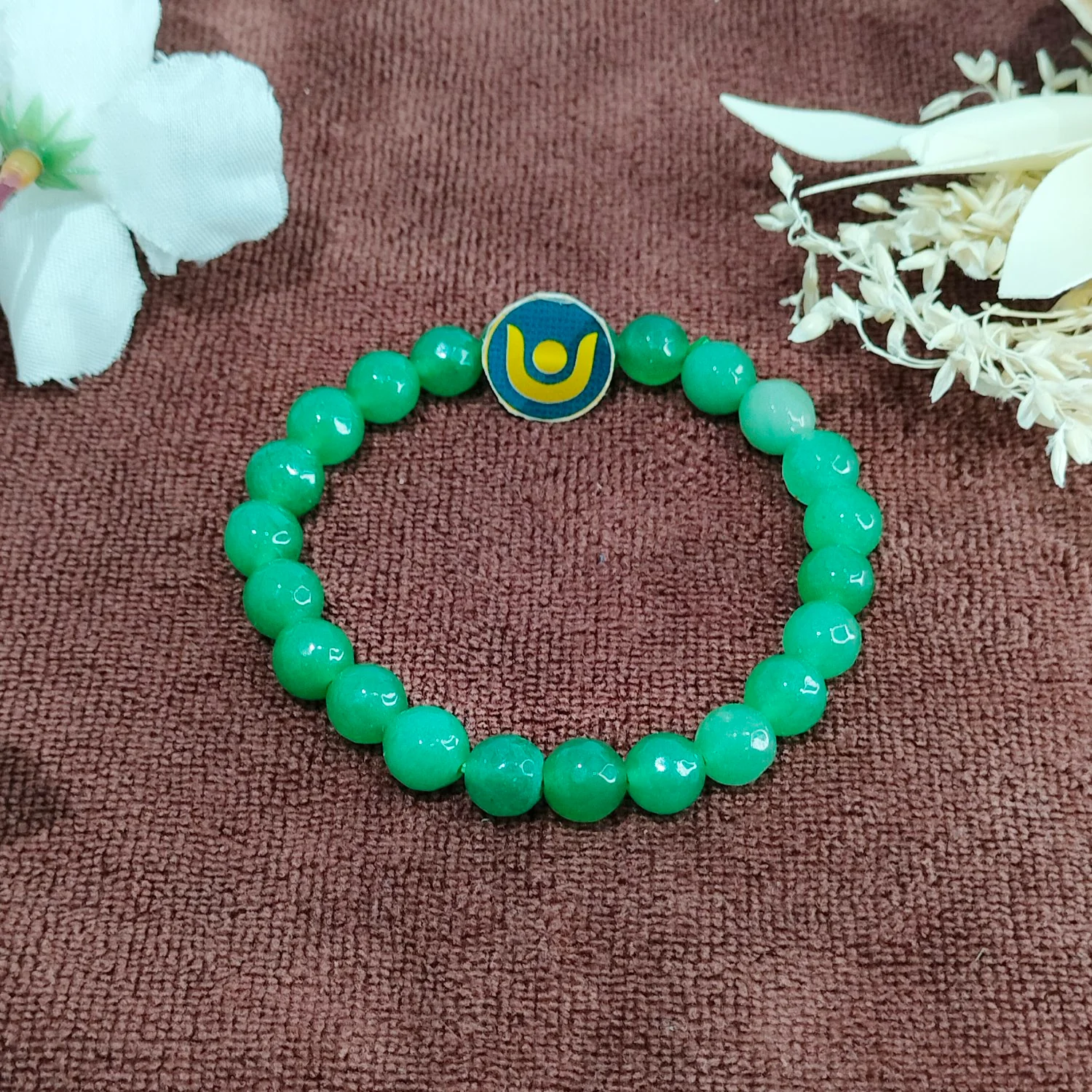 Green Aventurine Diamond Cut Bracelet - To Sharpens The Brain - Image 6
