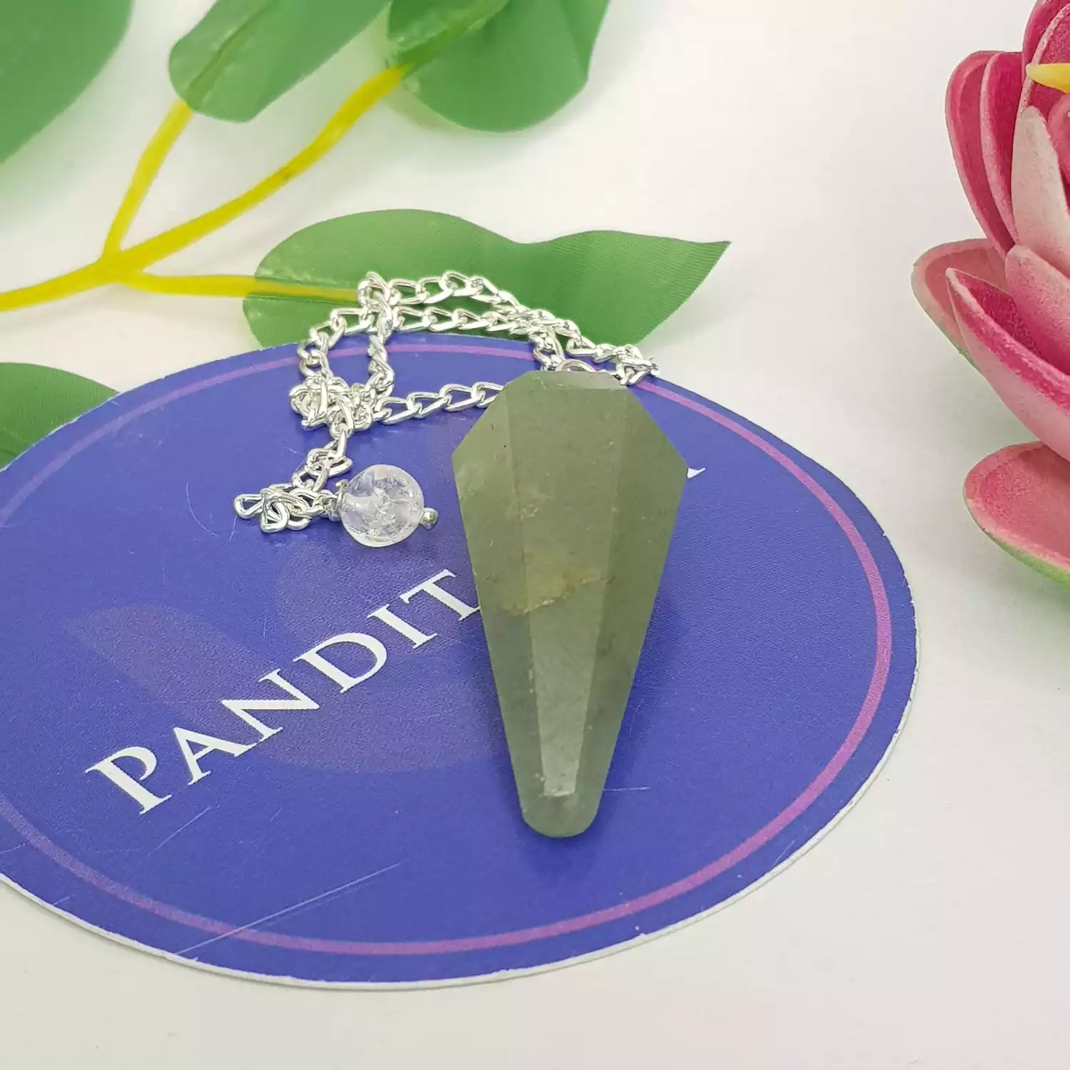 Green Aventurine Dowsing Pendulum - Image 2