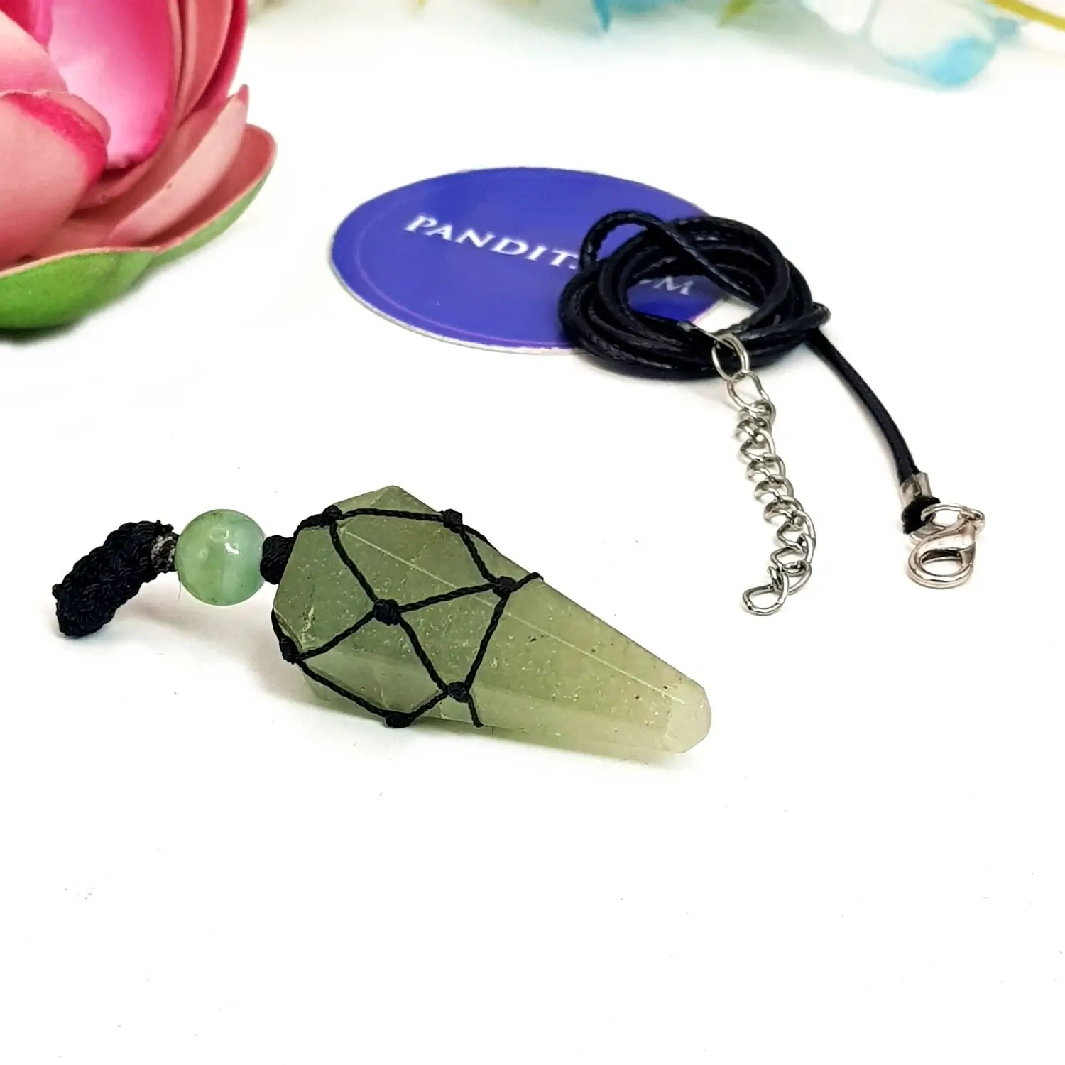 Green Aventurine Dowsing Pendulum - Image 6