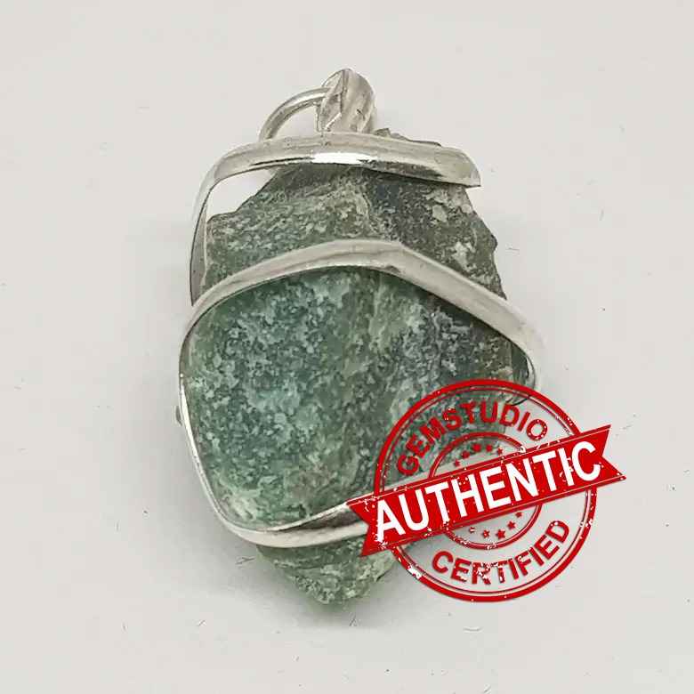 Green Aventurine Spiral Pendant - Image 5