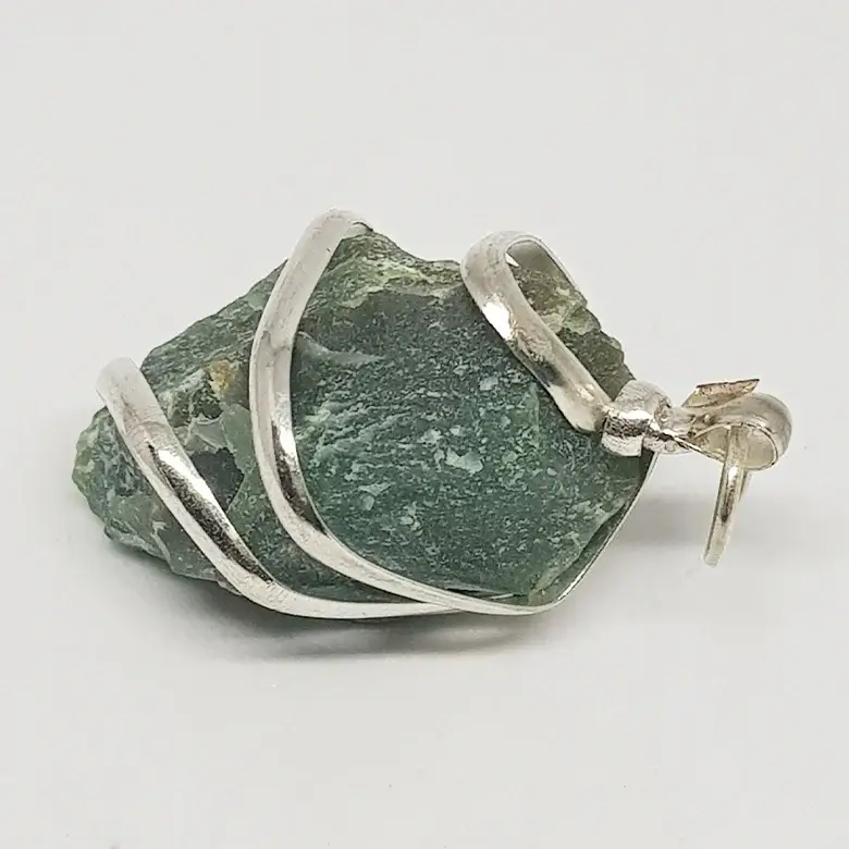 Green Aventurine Spiral Pendant - Image 9