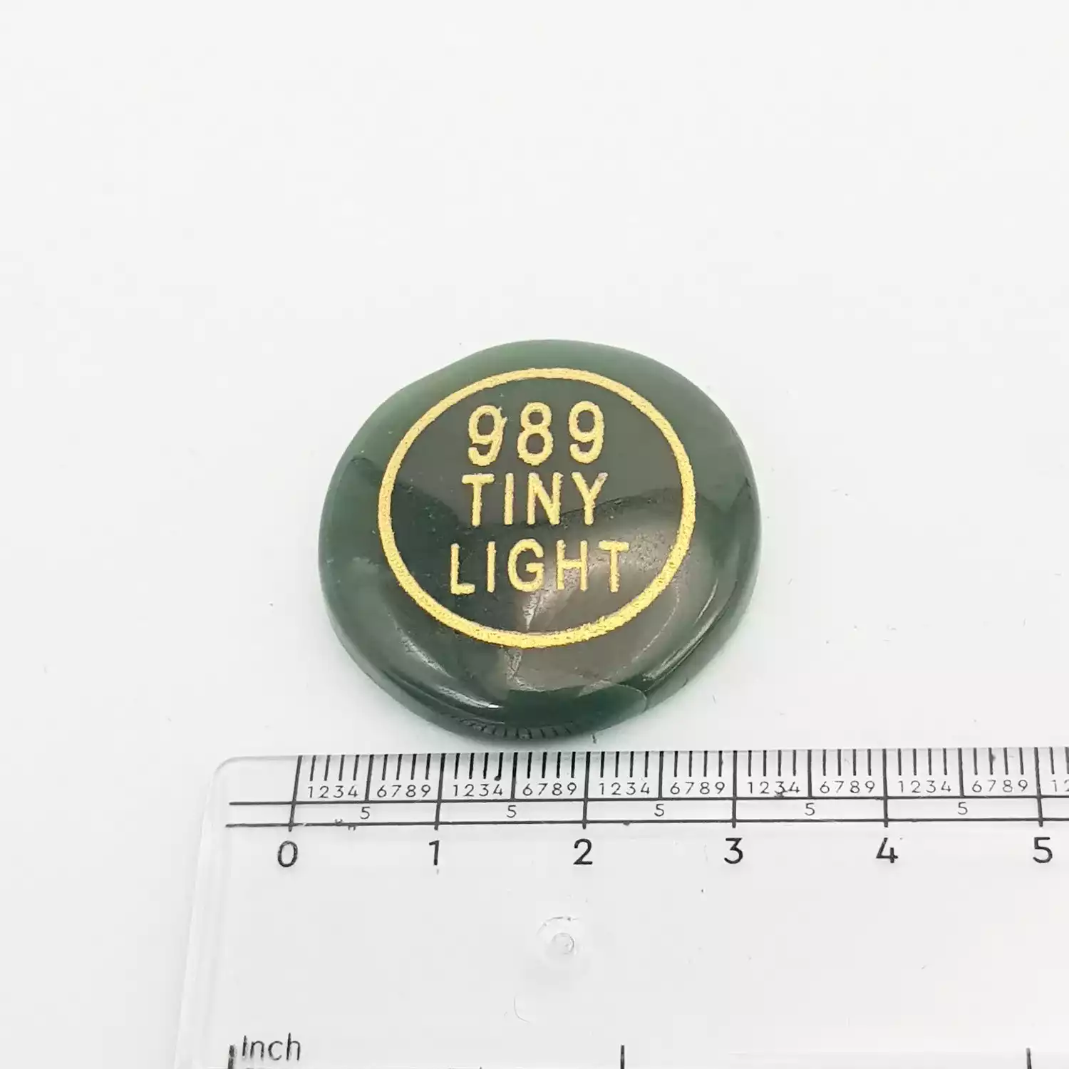 Green Aventurine Tiny Light Switchword Coin For Weight Loss - Image 4