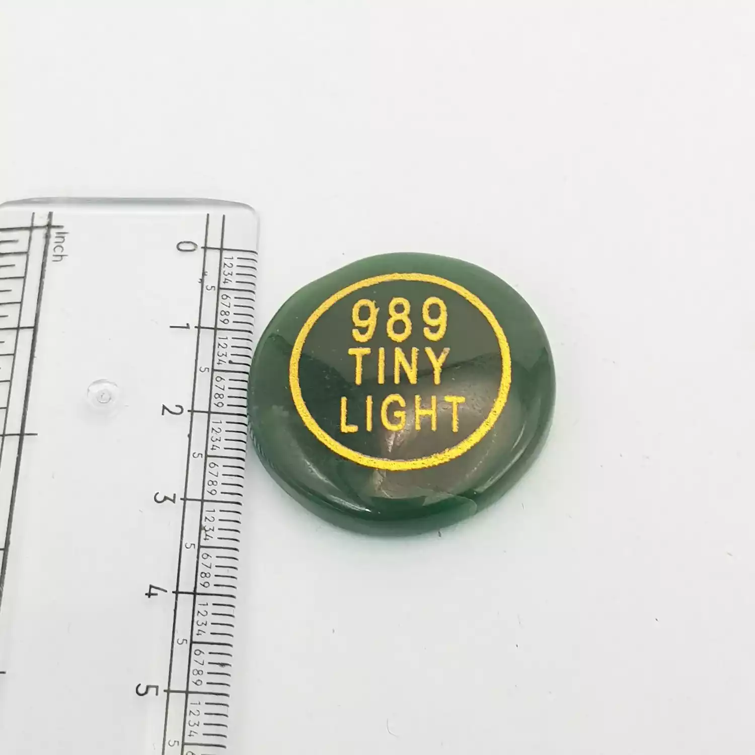 Green Aventurine Tiny Light Switchword Coin For Weight Loss - Image 5