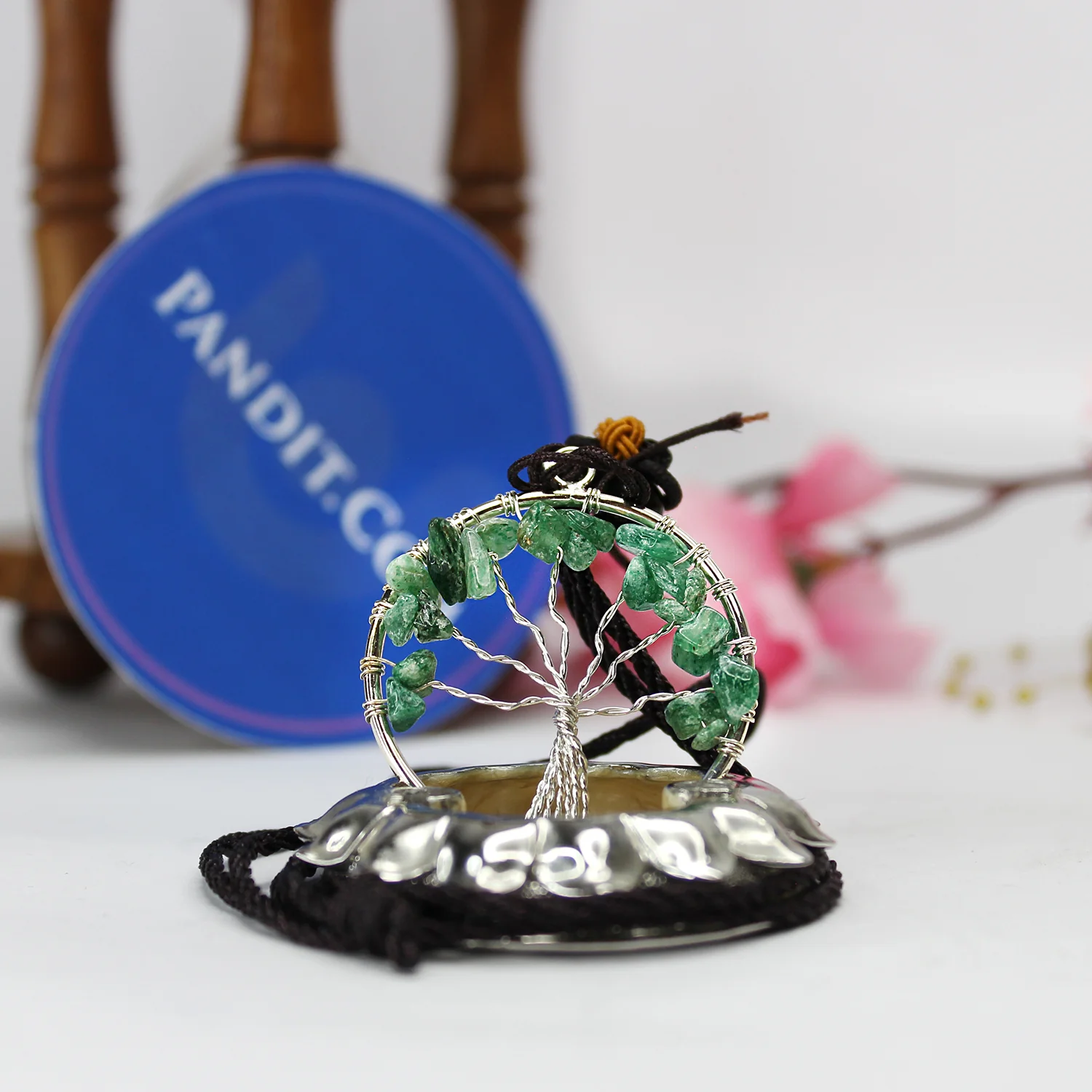 Green Aventurine Tree of Life Pendant - Image 3