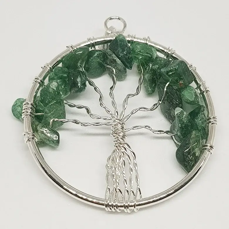 Green Aventurine Tree of Life Pendant - Image 6