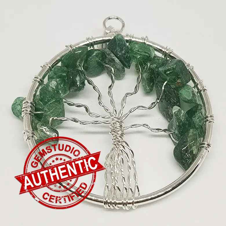 Green Aventurine Tree of Life Pendant - Image 7