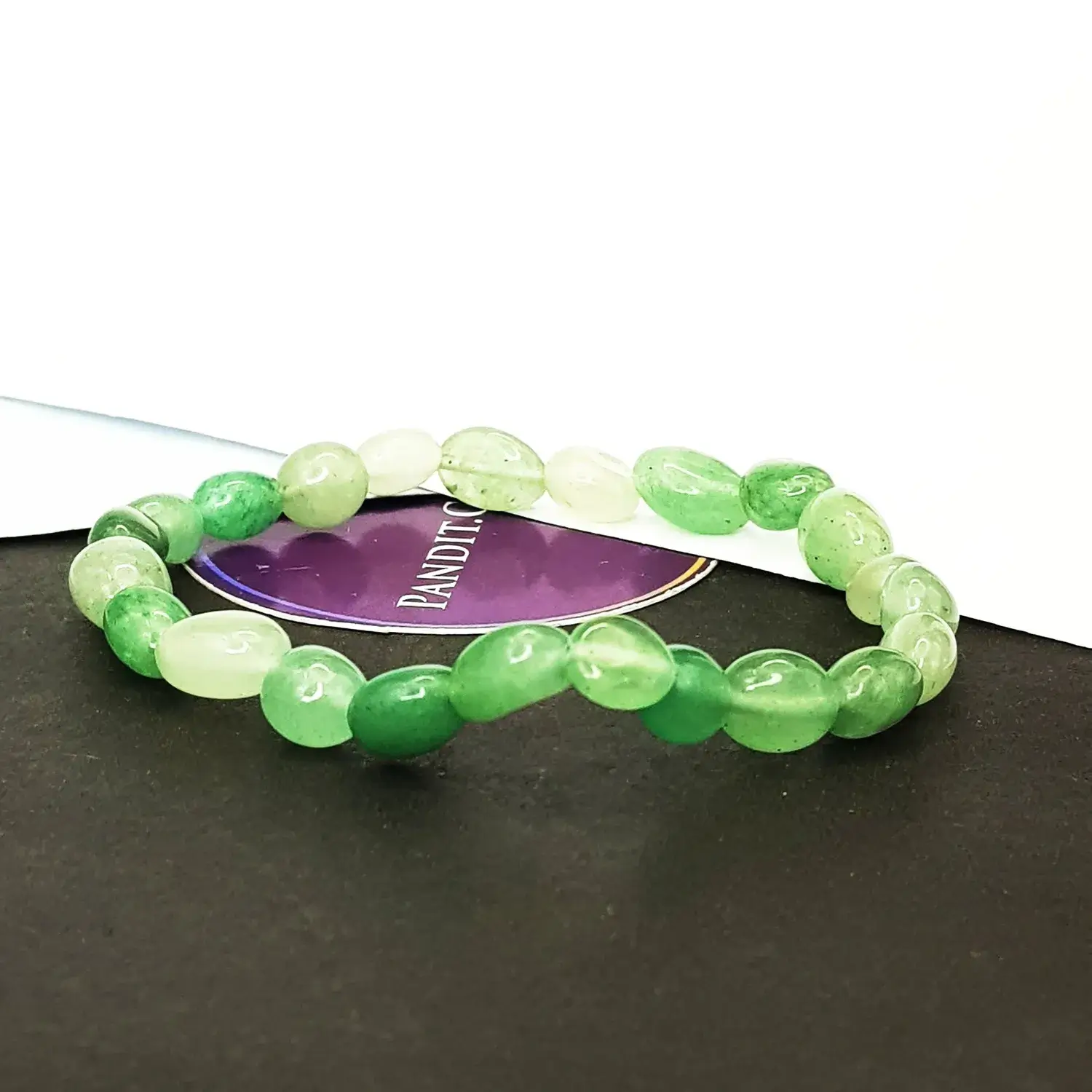 Green Aventurine Tumble Bracelet - For Profitable Opportunities - Image 3