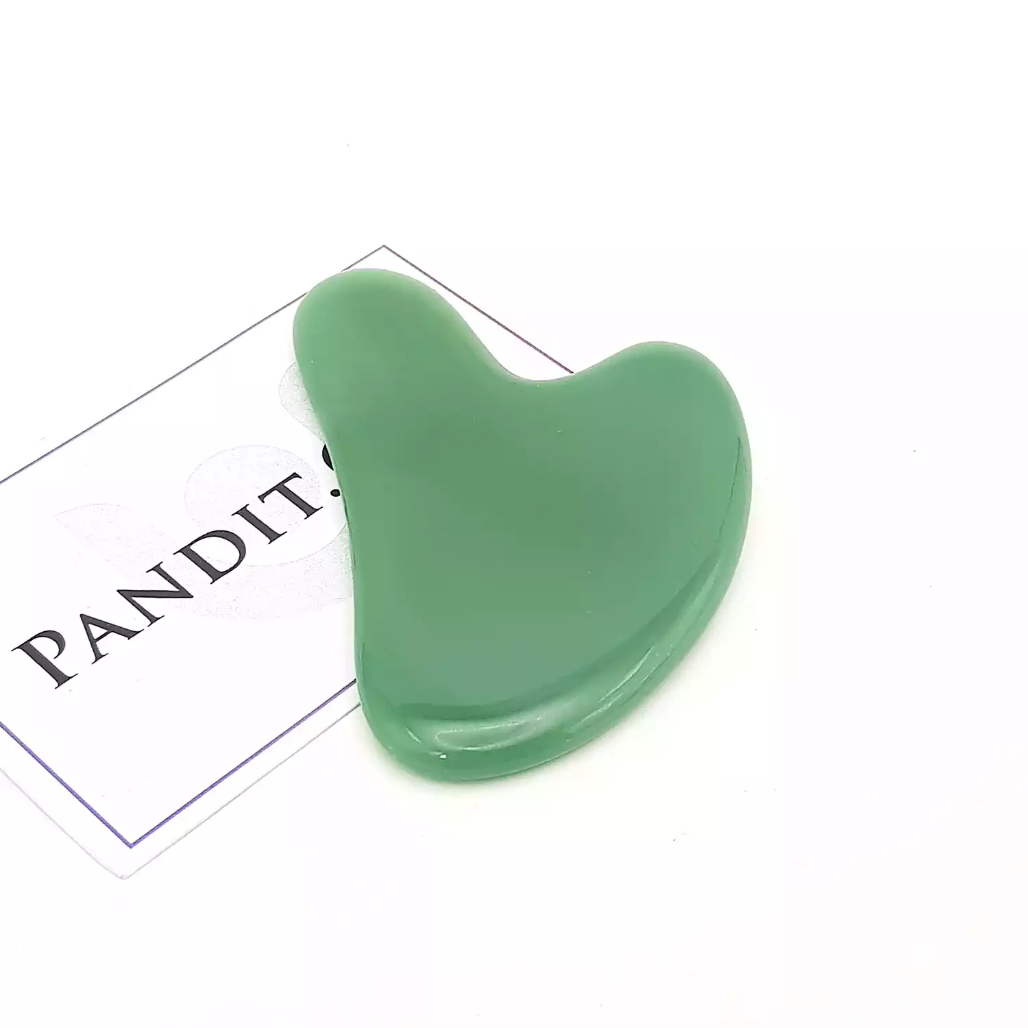 Green Glass Gua Sha - Image 3