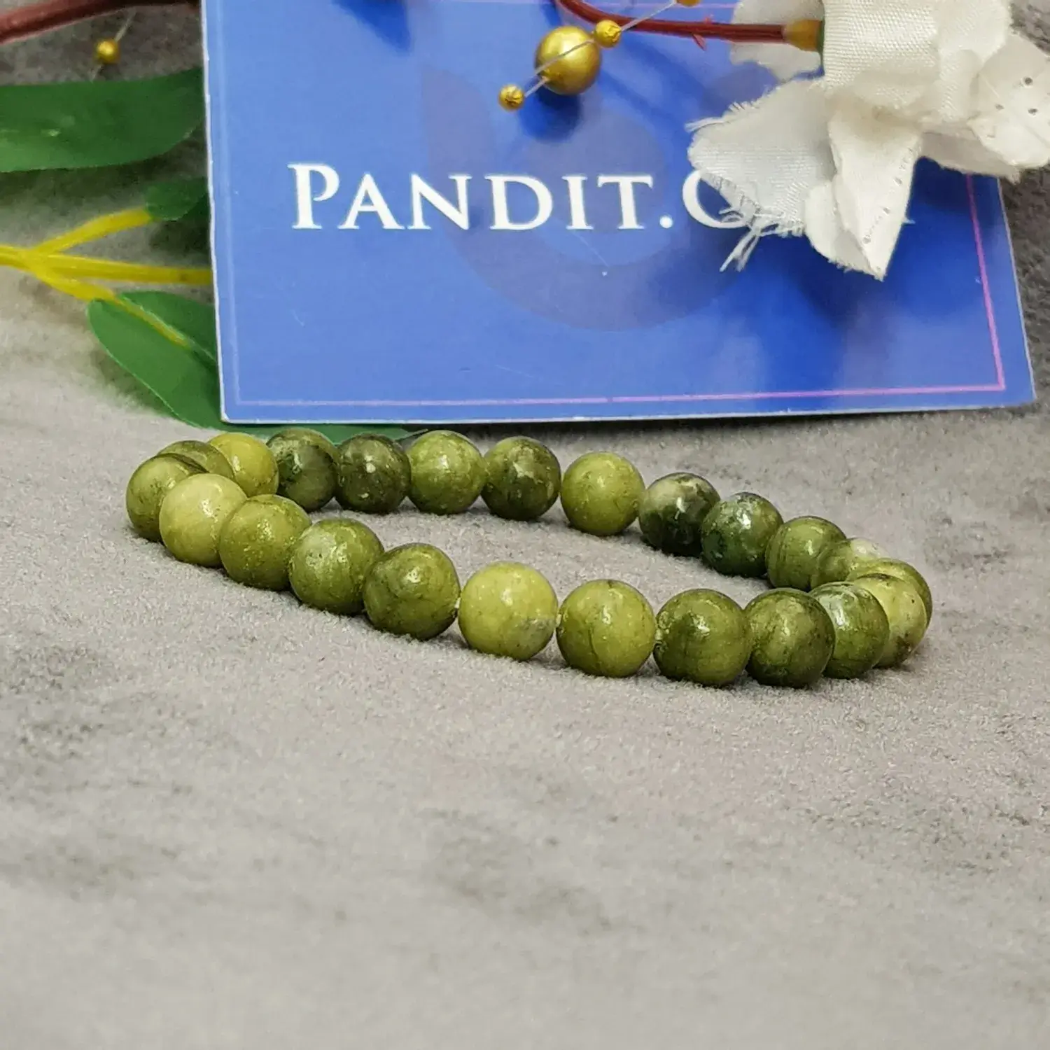 Green Jade Bracelet - For Academic Success & Career Opportunities - Image 2