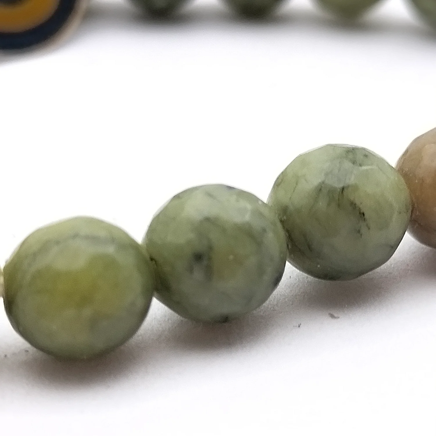 Green Jade Diamond Cut Bracelet - For Academic Success - Image 7