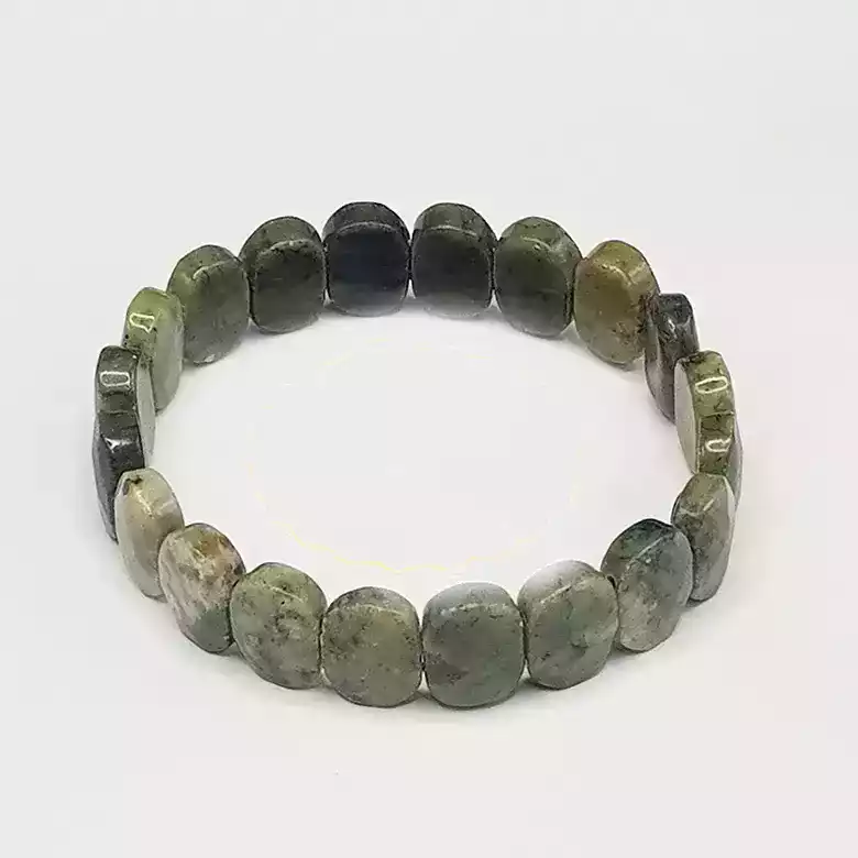 Green Jade Oval Faceted Bracelet - To Improve Communications - Image 10