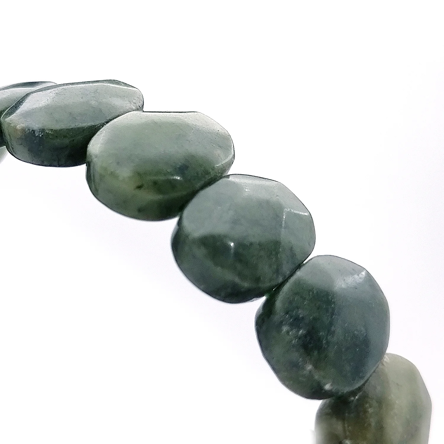 Green Jade Oval Faceted Bracelet - To Improve Communications - Image 8