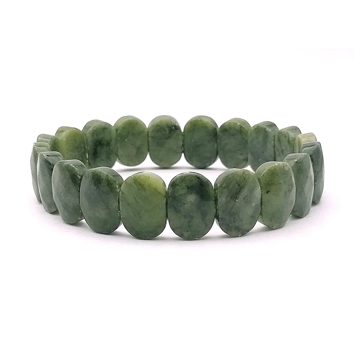 Green Jade Oval Faceted Bracelet - To Improve Communications - Image 9