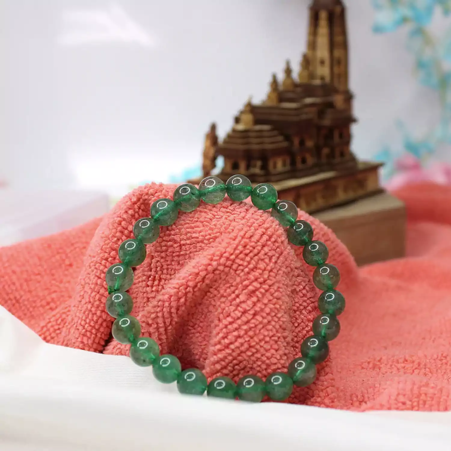 Green Strawberry Bracelet - For Good Health and Creativity - Image 3