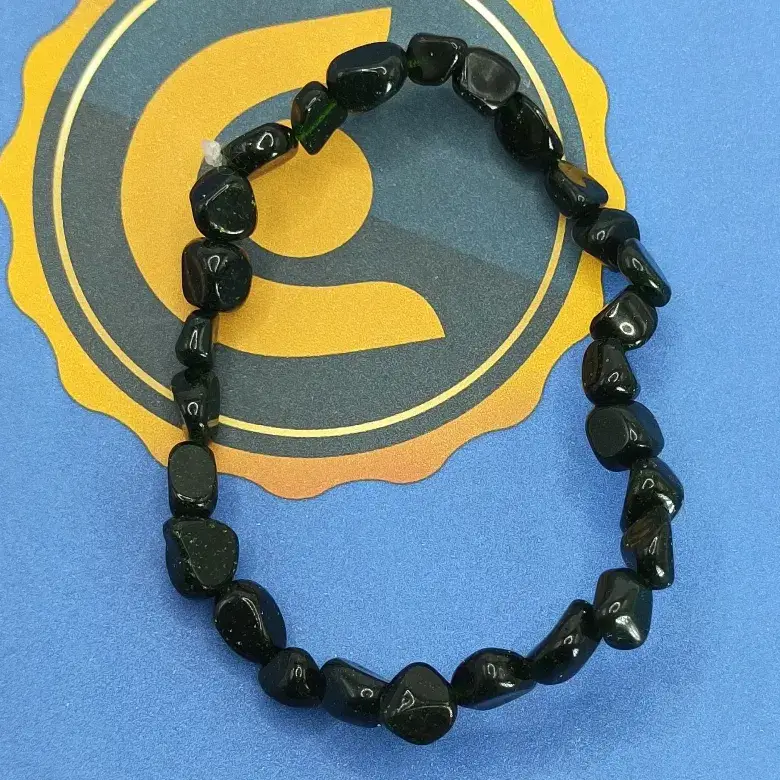 Green Sunstone Tumble Bracelet - For concentration in Study - Image 3