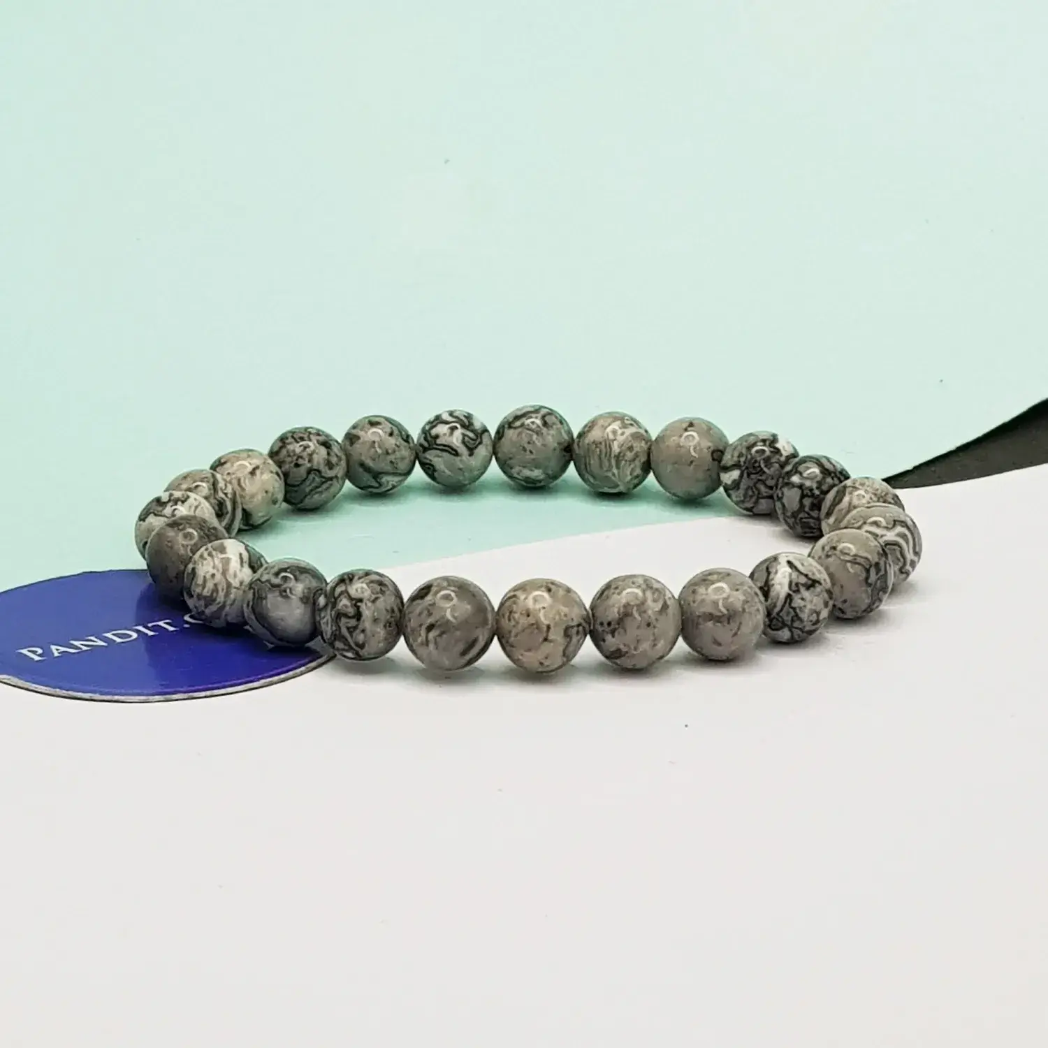 Grey Jasper Bracelet - For Confidence and Leadership Qualities - Image 3