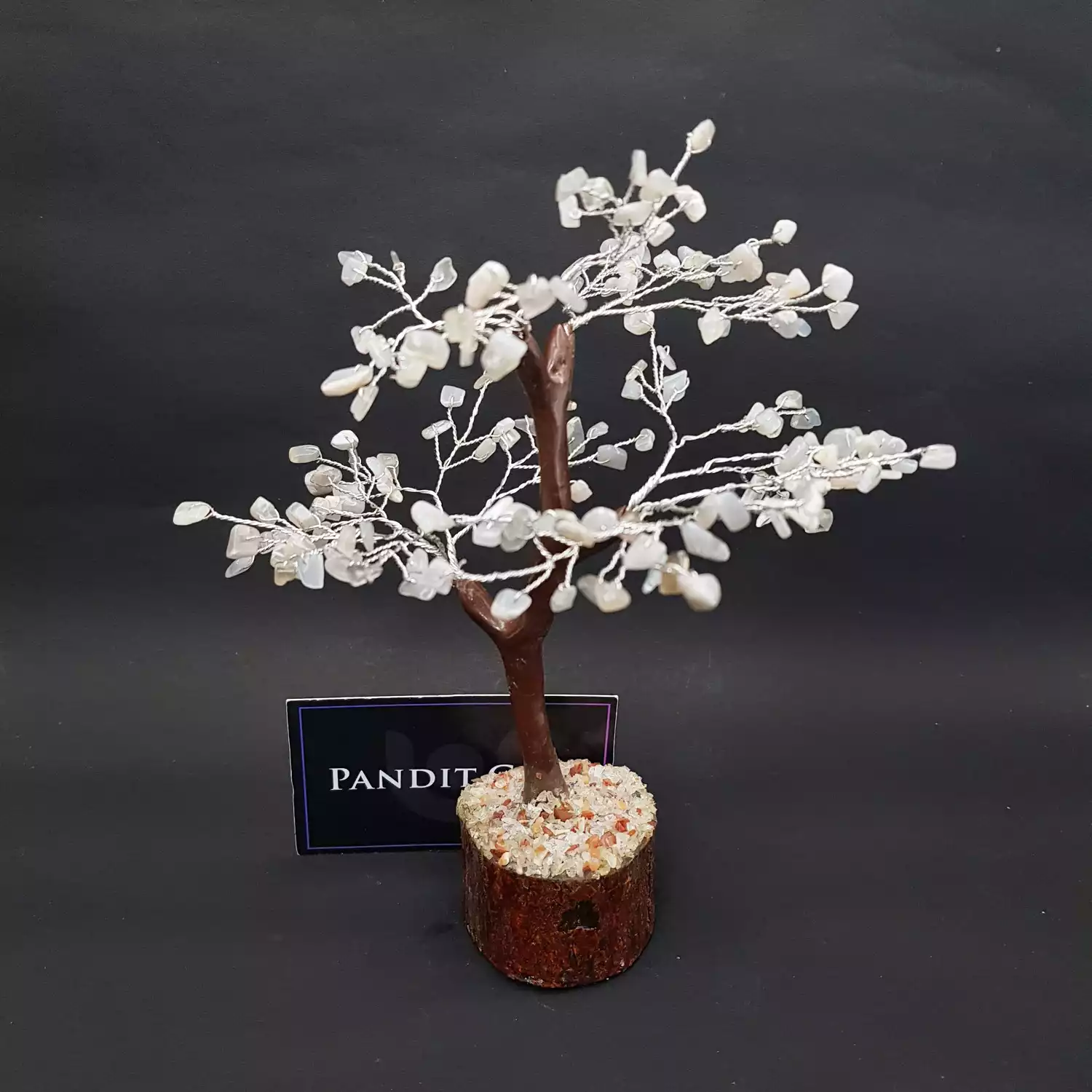 Grey Moonstone Gemstone Tree - Image 3
