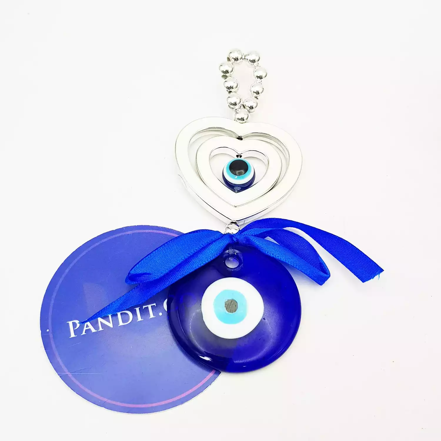 Heart Shape Evil Eye Hanging for Good Luck - Image 3