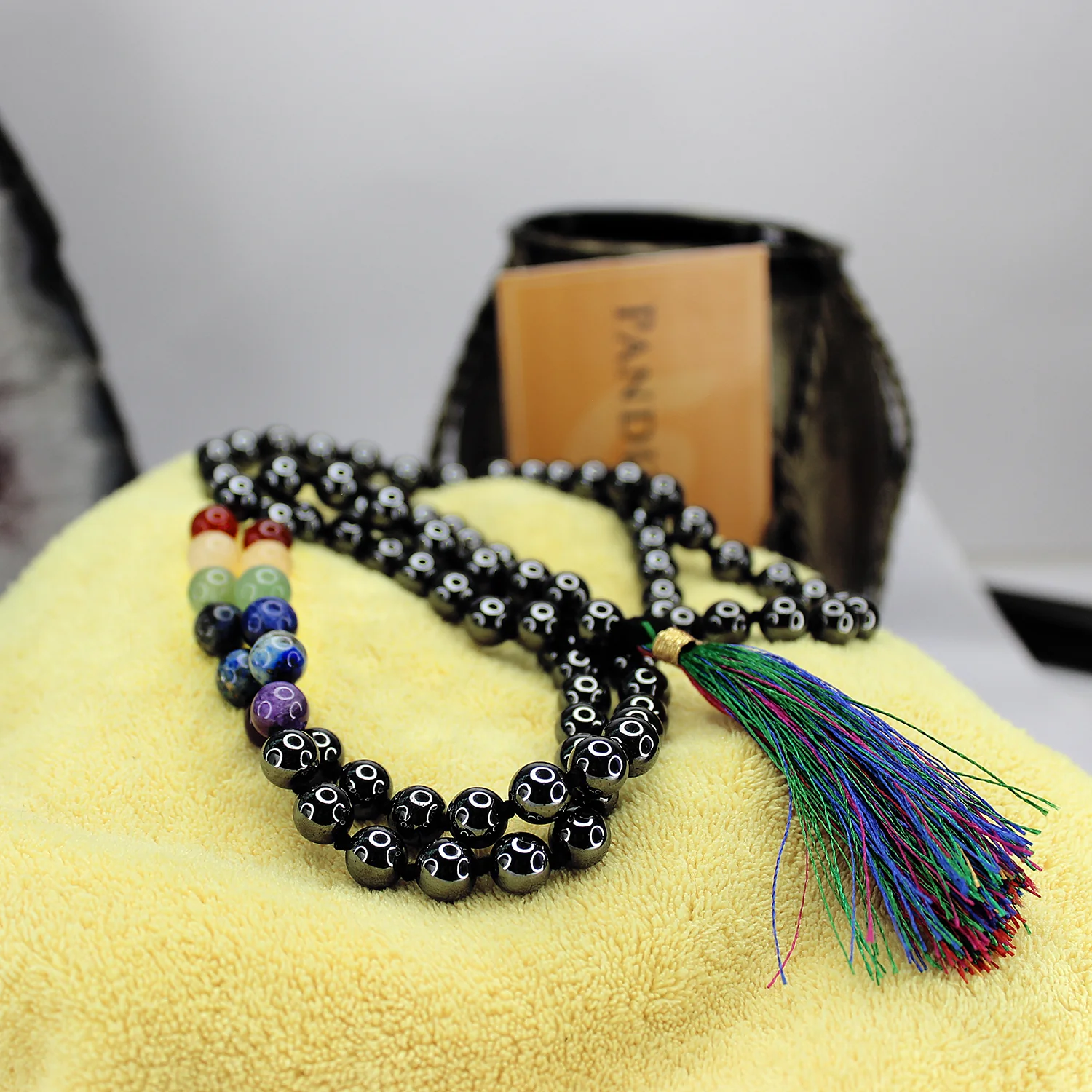 Hematite 7 Chakra Mala - Image 2