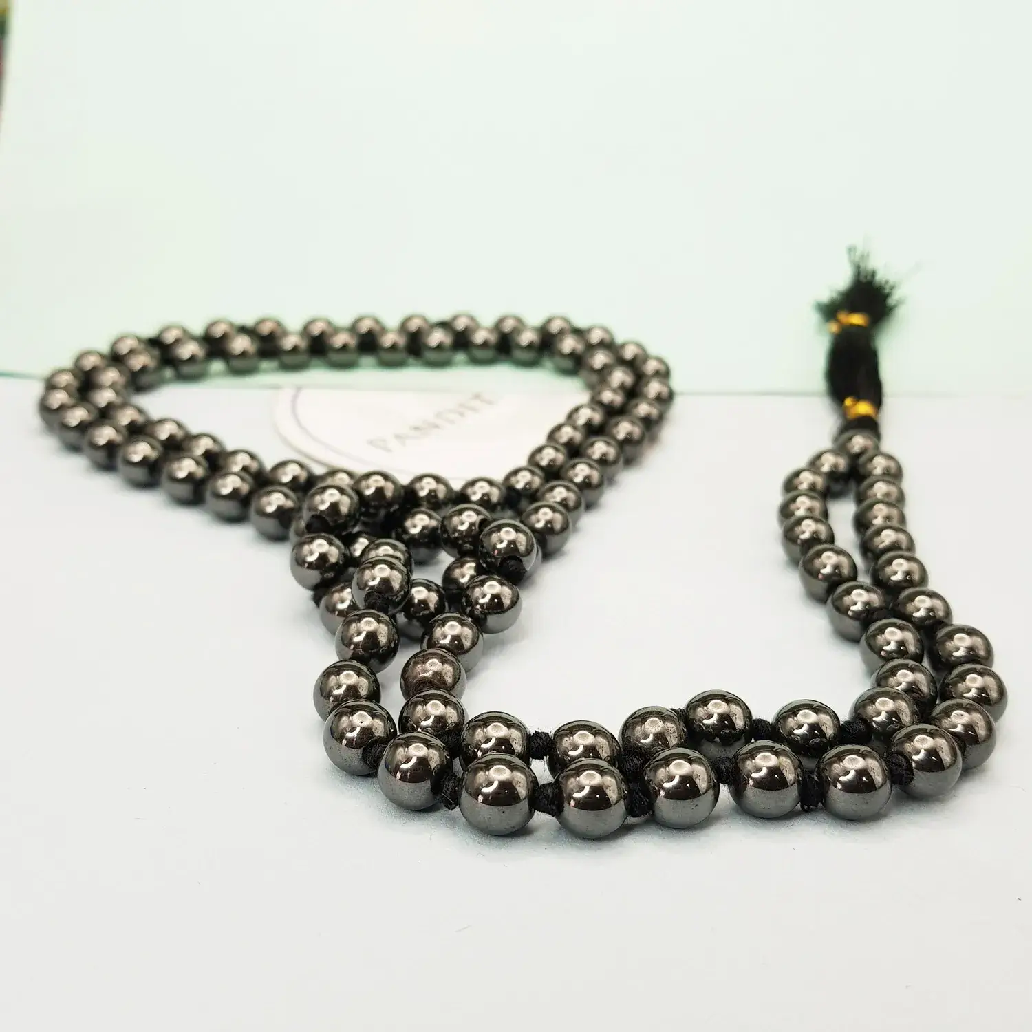 Hematite Mala - To Be Fearless & Attract Luxury and Success - Image 3