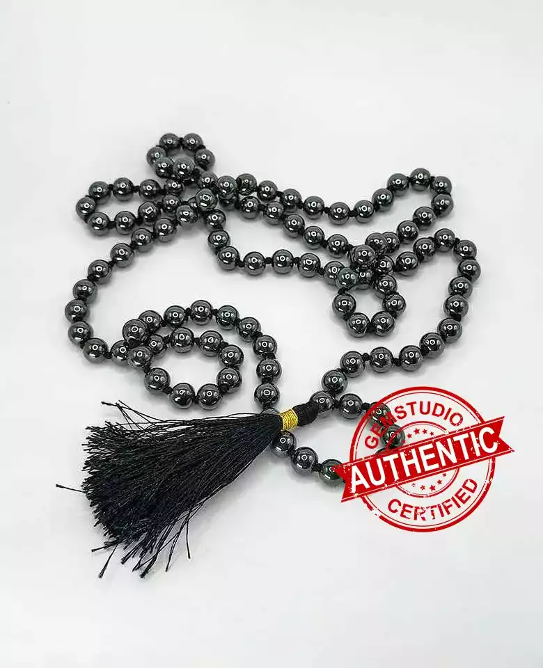 Hematite Mala - To Be Fearless & Attract Luxury and Success - Image 5