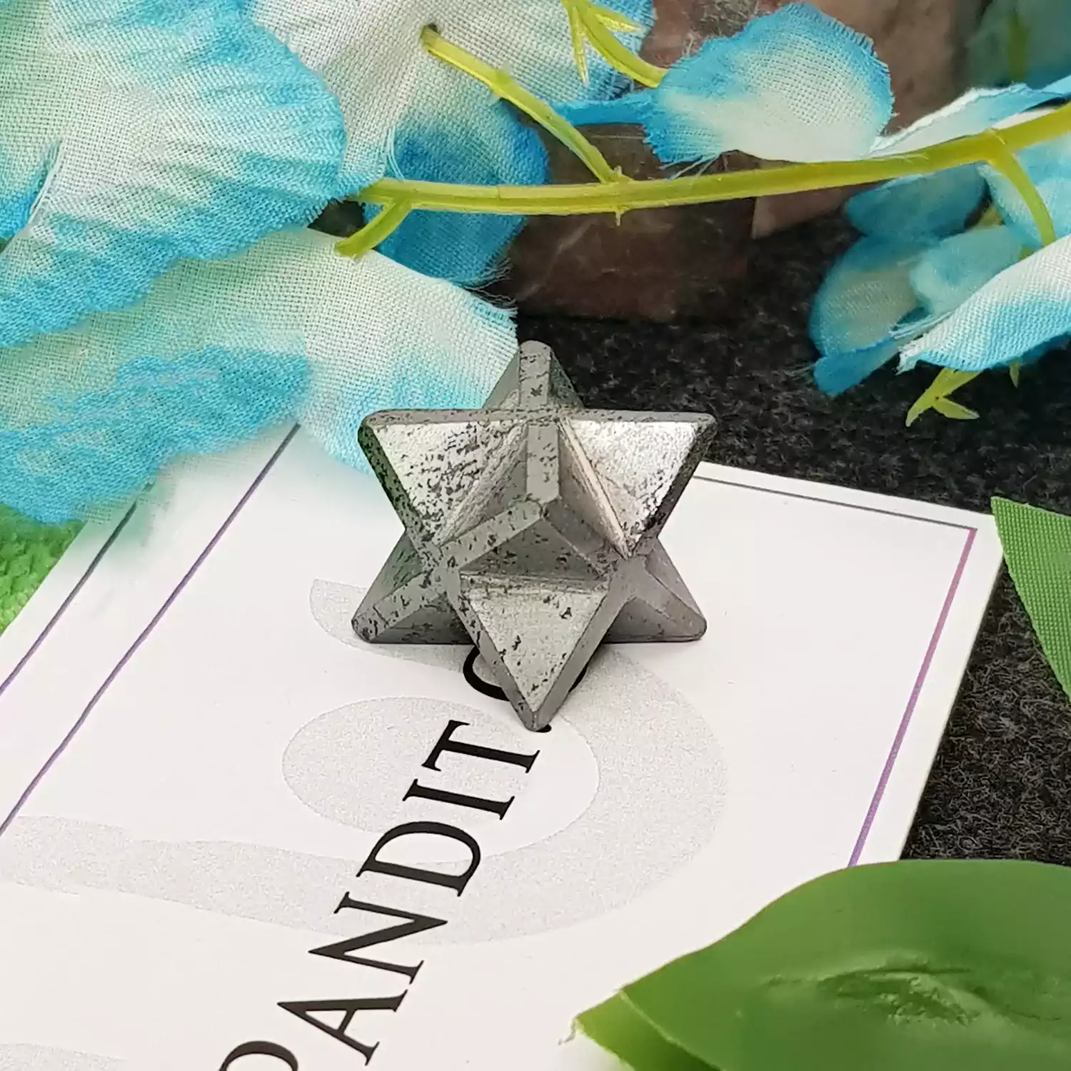 Hematite Merkaba Star - For Emotional and Mental Stability