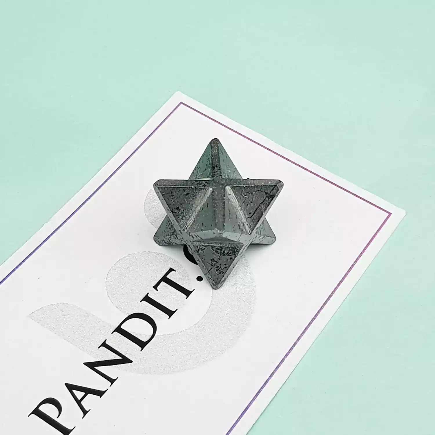 Hematite Merkaba Star - For Emotional and Mental Stability - Image 3