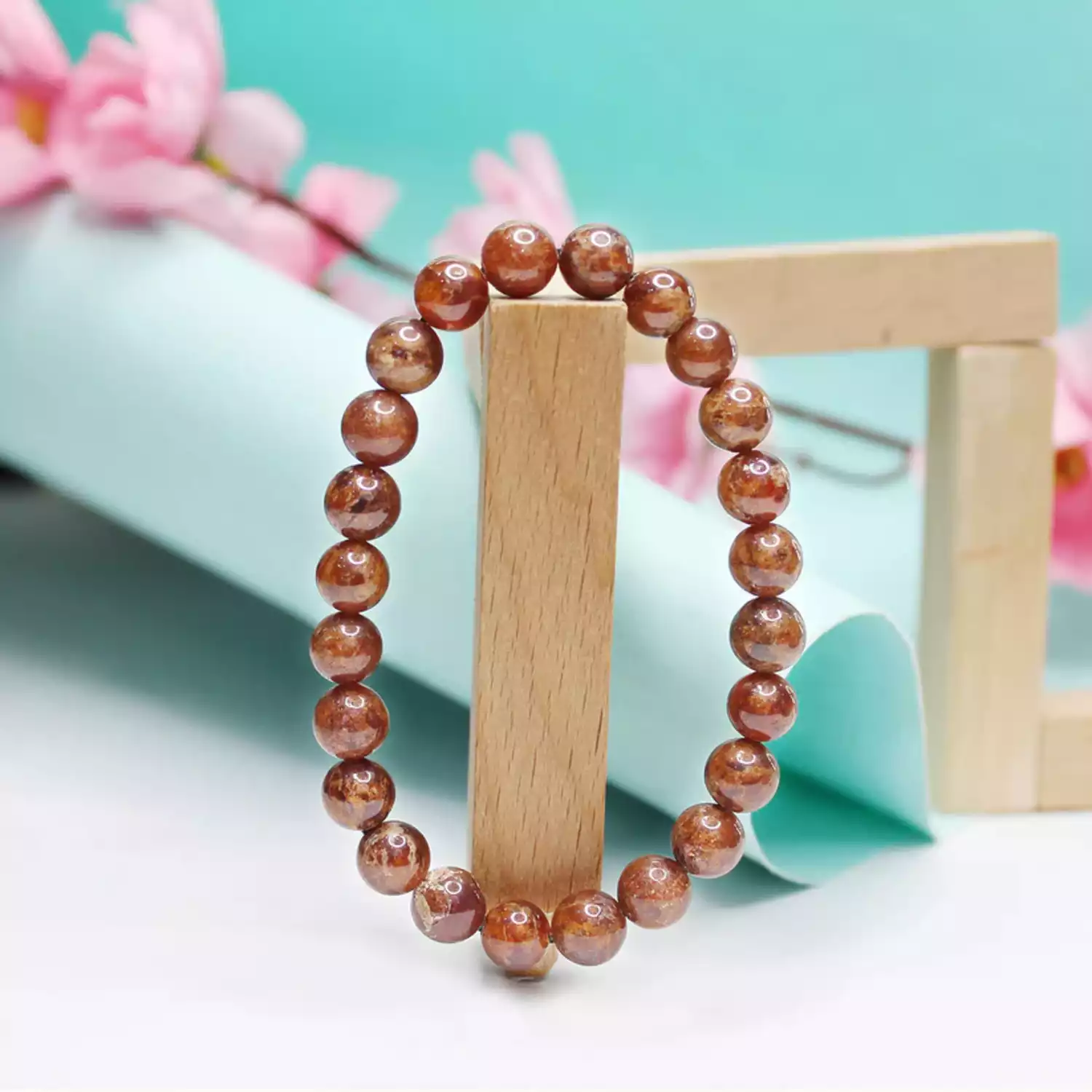 Hessonite Bracelet - Gomed Bracelet - To Sharpen the Brain - Image 4