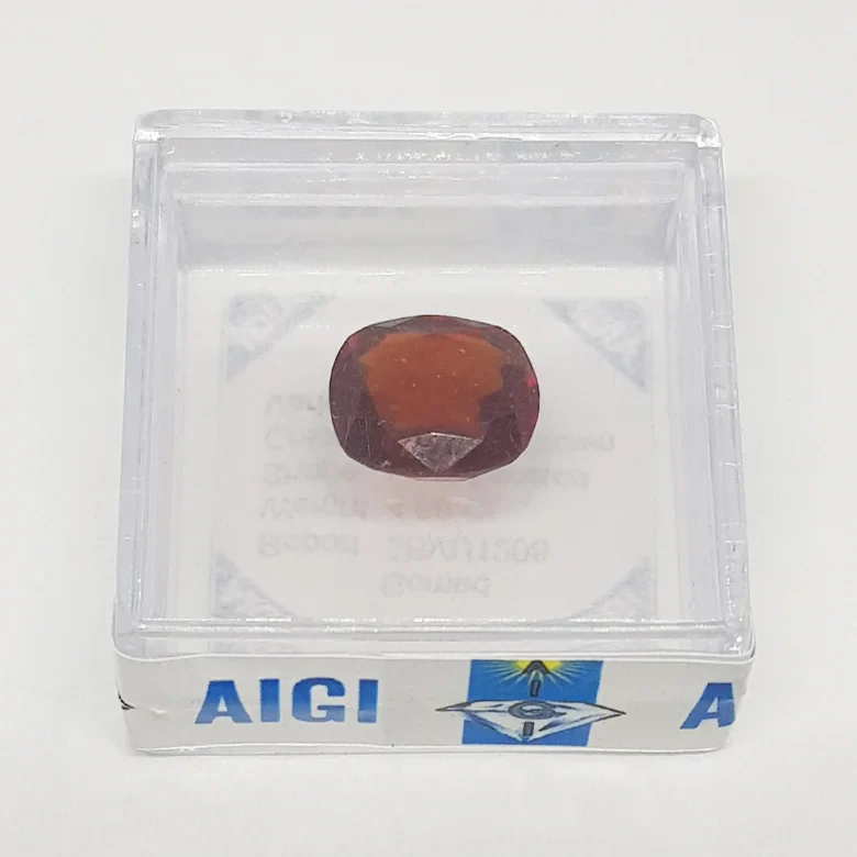 Hessonite Gemstone (Gomed Gemstone) - For Sudden Gains - Image 3